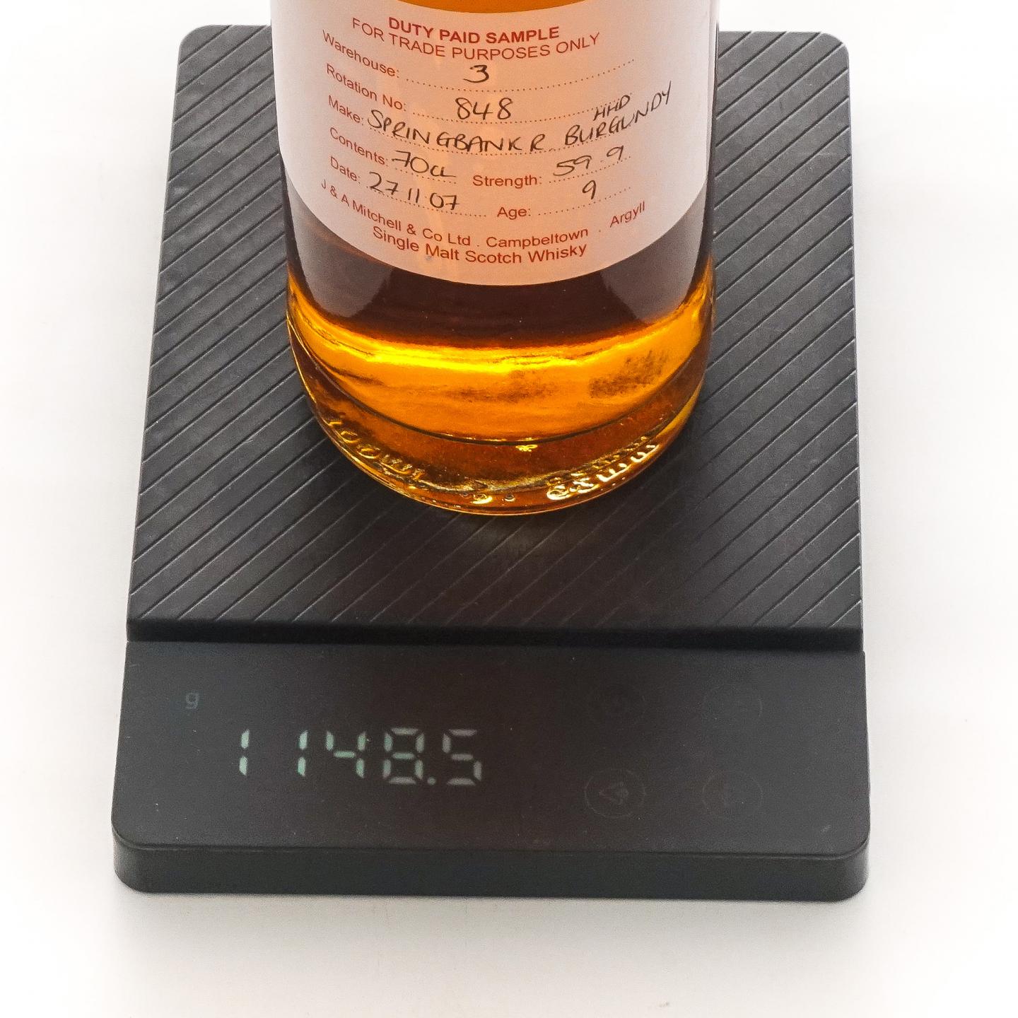 云顶 9年 2007 完税瓶