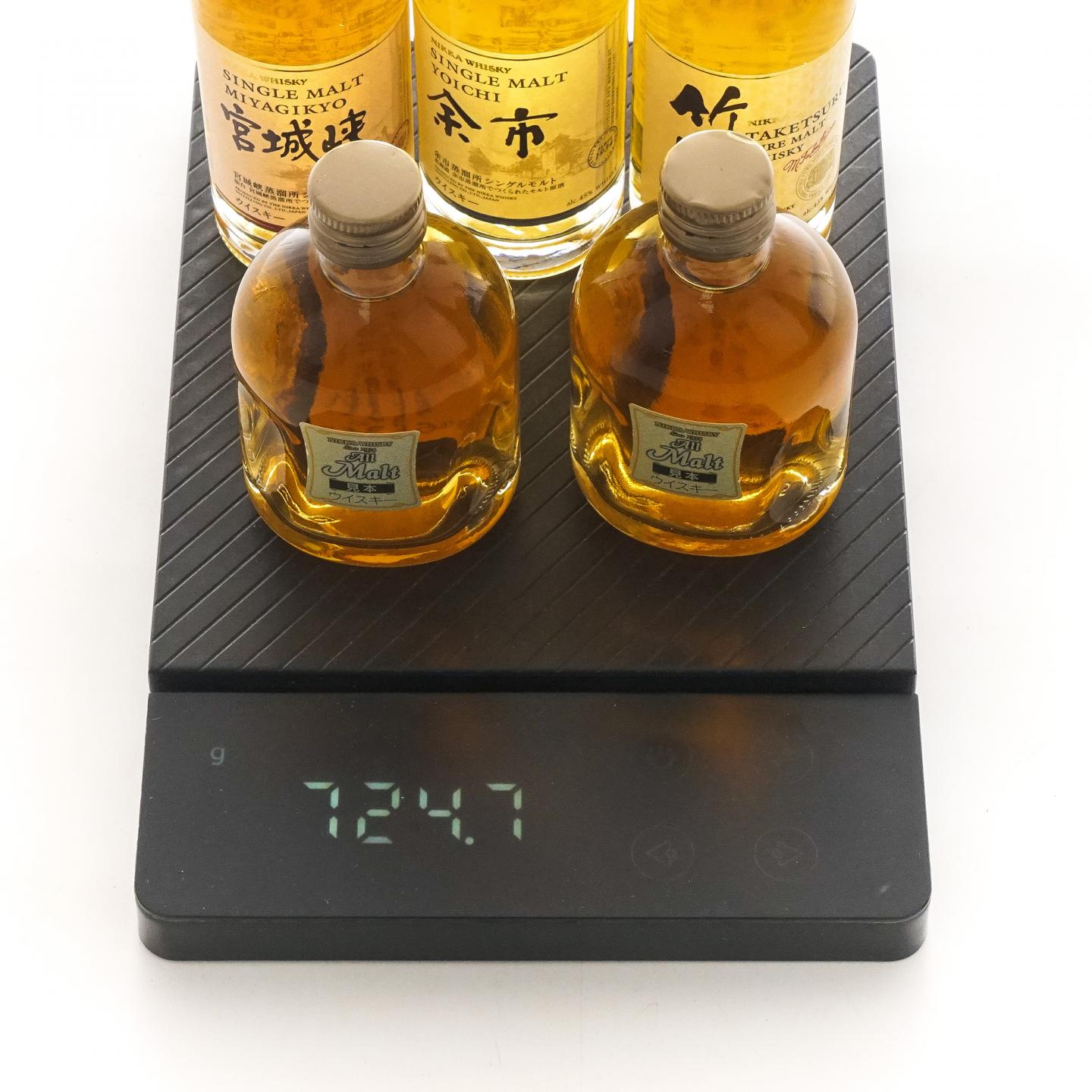 【酒版】余市/宫城峡/竹鹤/All Malt 5支组*50ml