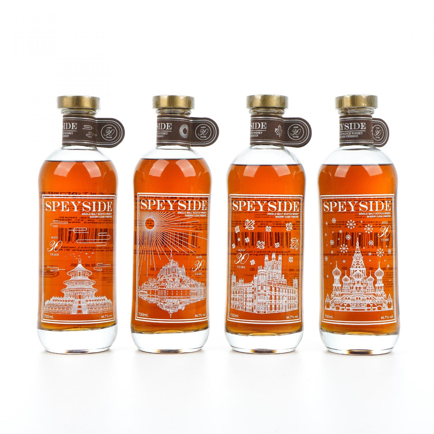 秘密斯佩塞 30年 春夏秋冬全套 700ml*4瓶组
