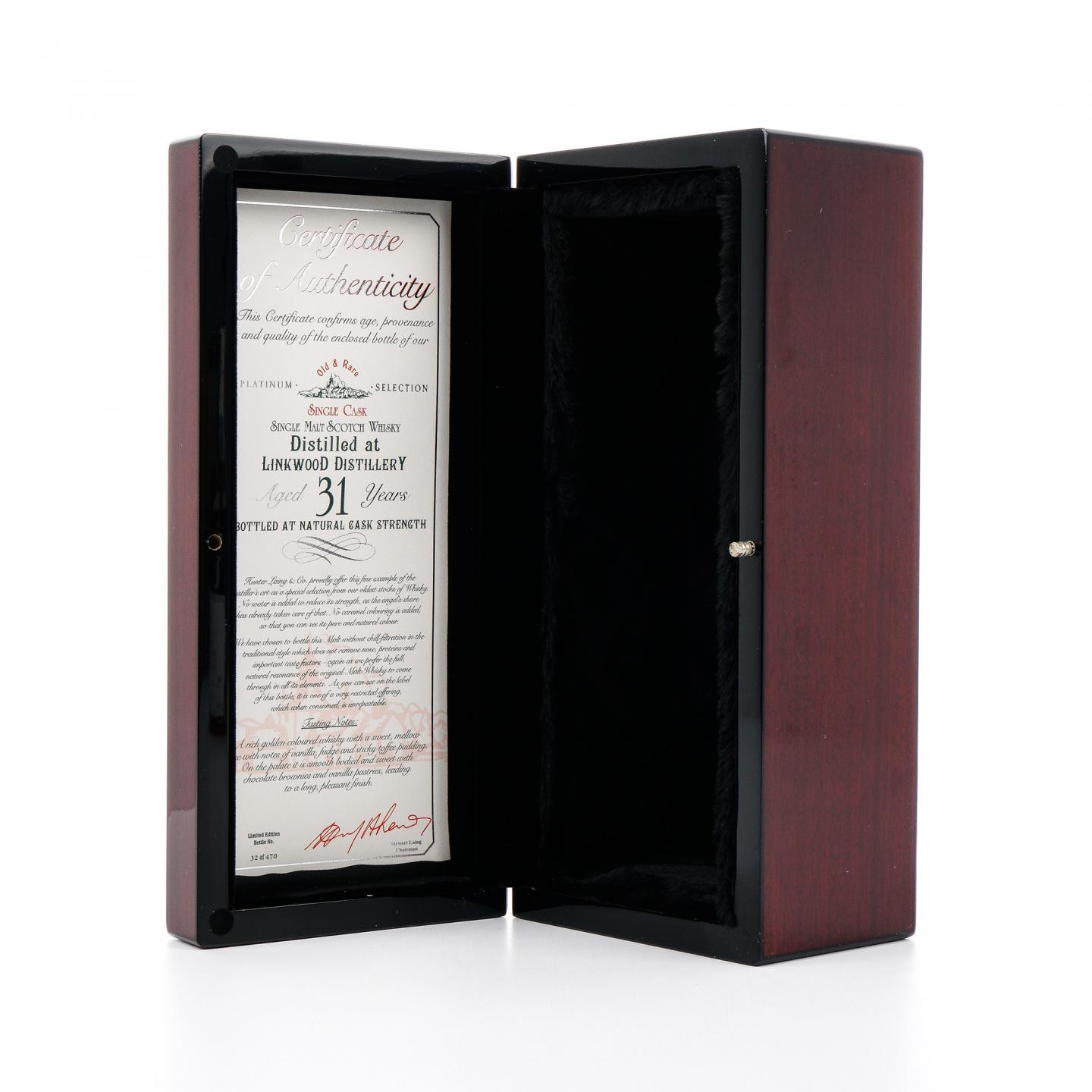 林可伍德 31年 1989-2021 单桶桶强 HL Old & Rare 700ml