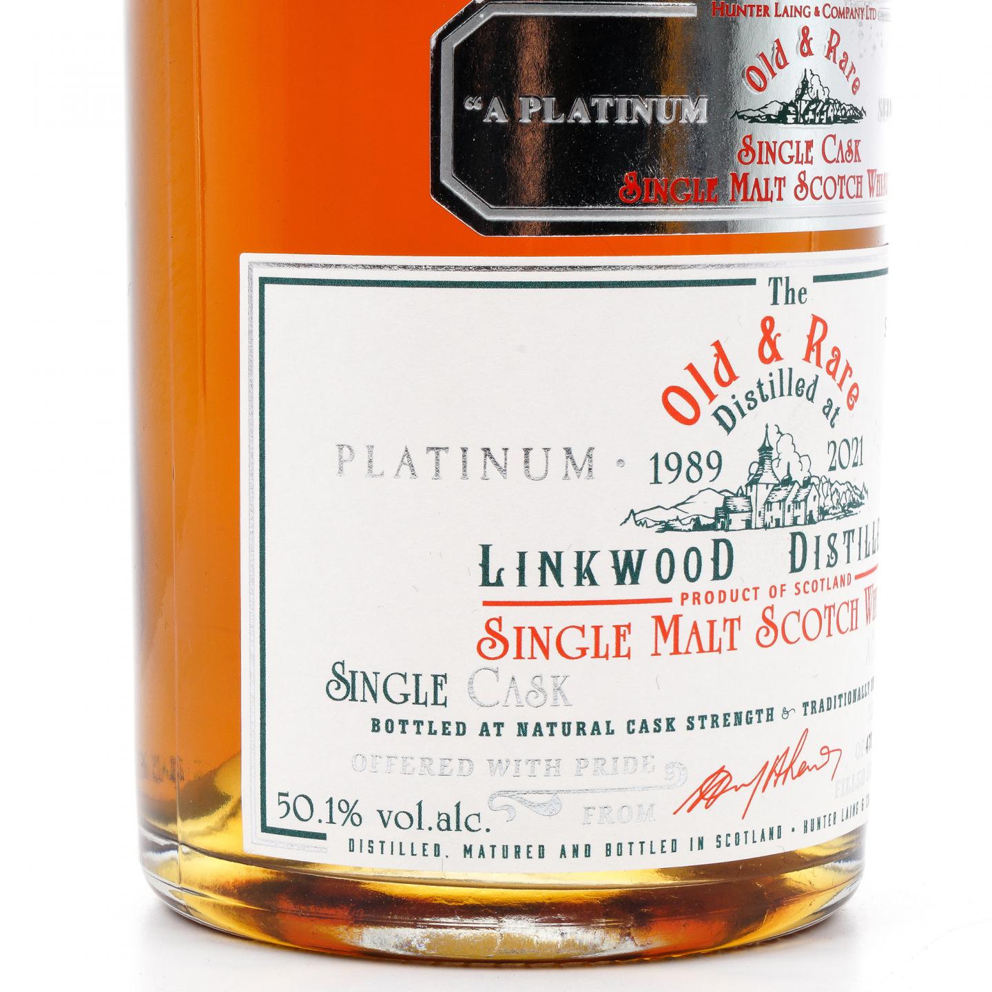 林可伍德 31年 1989-2021 单桶桶强 HL Old & Rare 50.1%