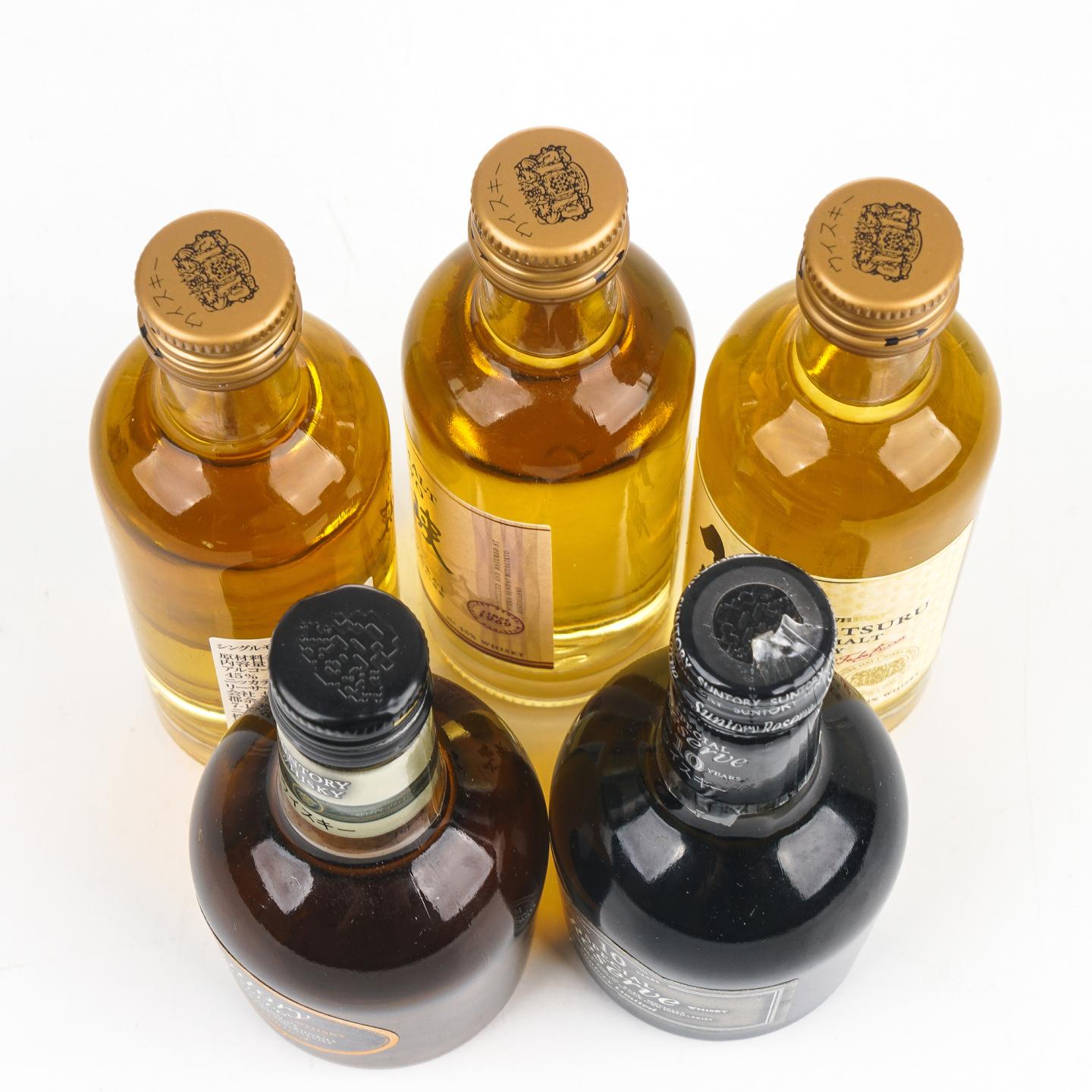【酒版】余市/宫城峡/竹鹤/三得利 Special Reserve 50ml*5