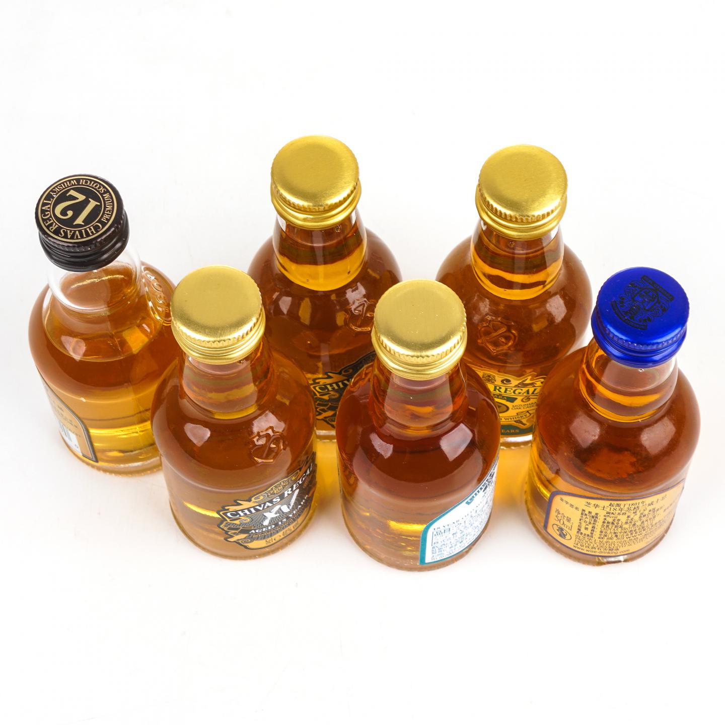 【酒版】芝华士系列 12/15/18年 6支组*50ml