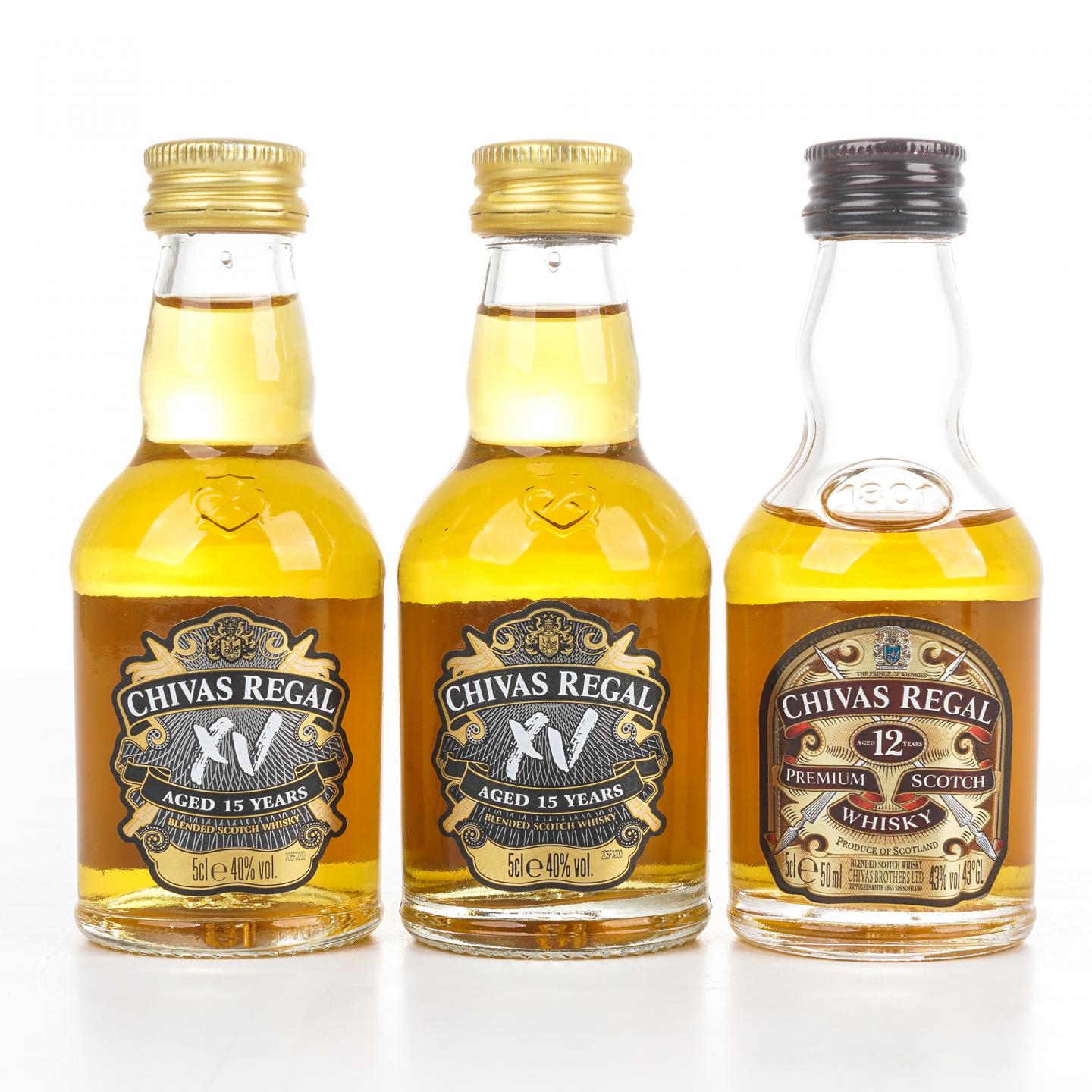 【酒版】芝华士系列 12/15/18年 6支组*50ml