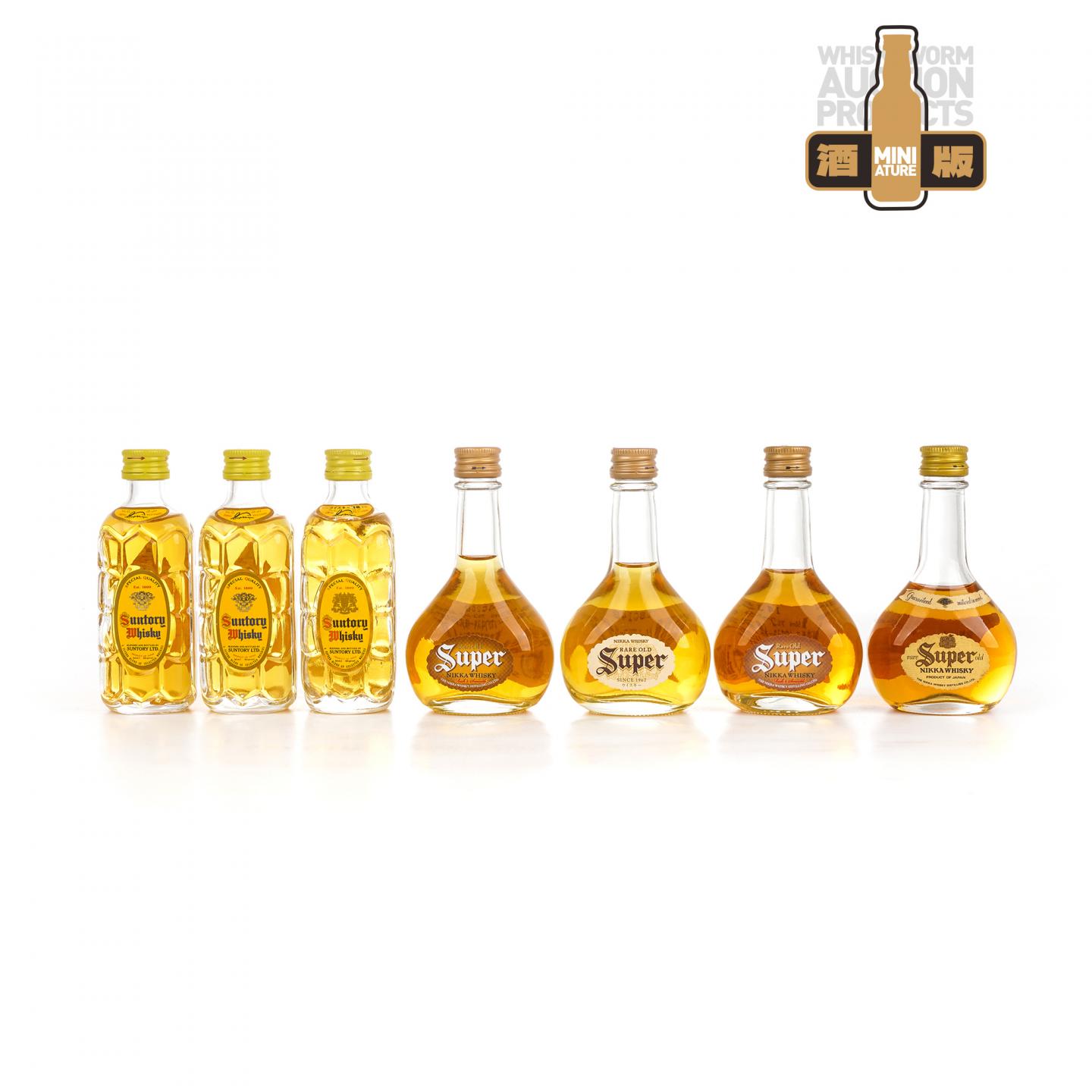 【酒版】三得利 角瓶/Nikka Super 50ml*7支组