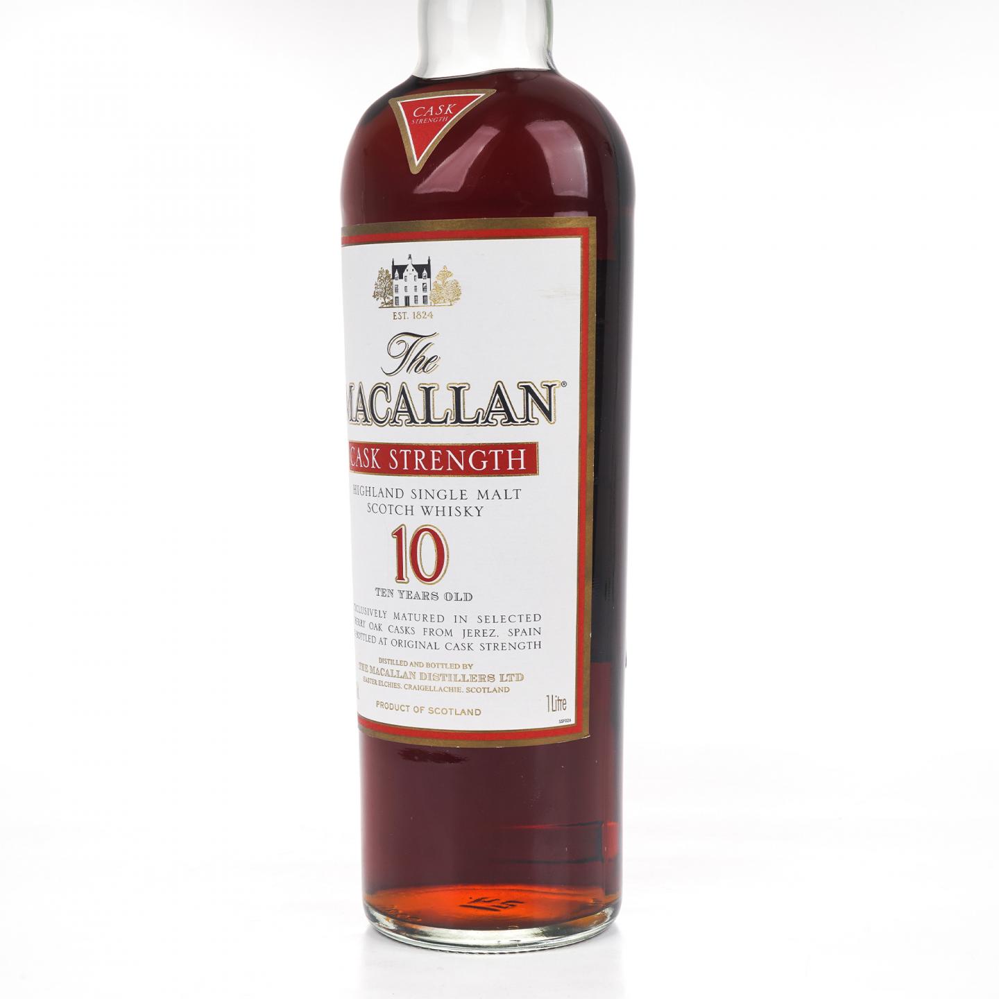 麦卡伦 10年 桶强 1升装 58.6%