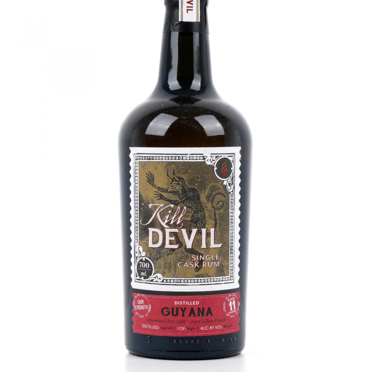 Guyana 钻石 11年 2008 Kill Devil 单桶朗姆酒 桶强
