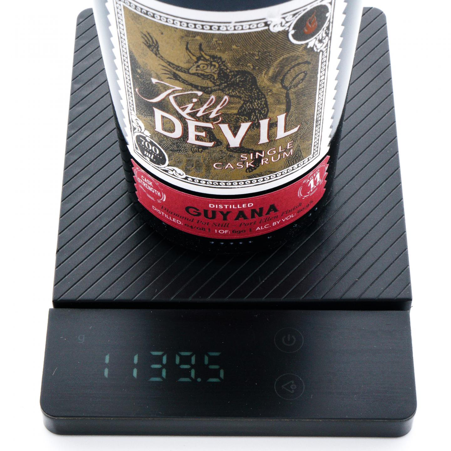 Guyana 钻石 11年 2008 Kill Devil 单桶朗姆酒 桶强