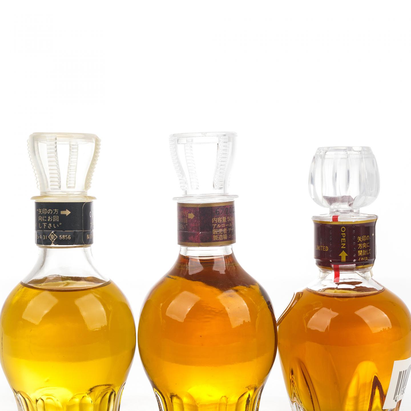 【酒版】三得利 Expo '70 威士忌 50ml+三得利 金花标白兰地 /Nikka 白兰地 50ml*3