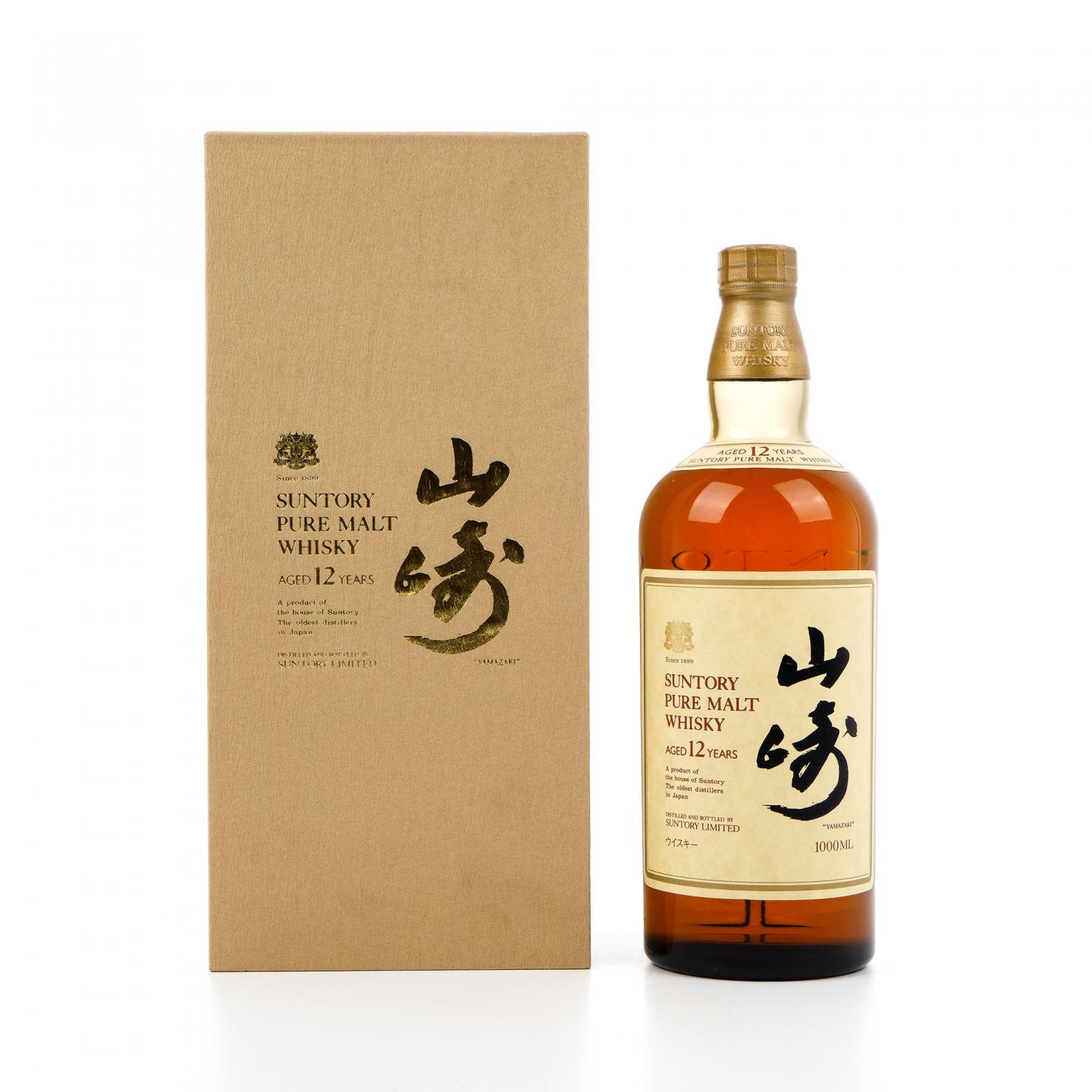 山崎 12年 金狮标 Pure Malt 1000ml