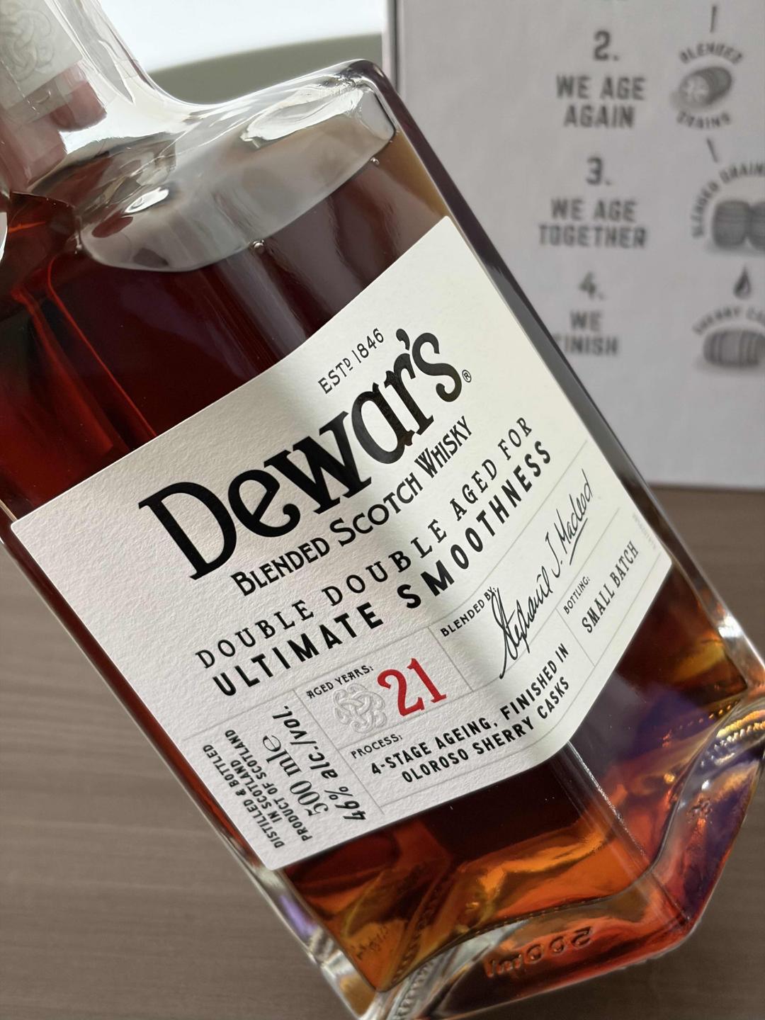 国行2023 Dewar's帝王21调和威士忌