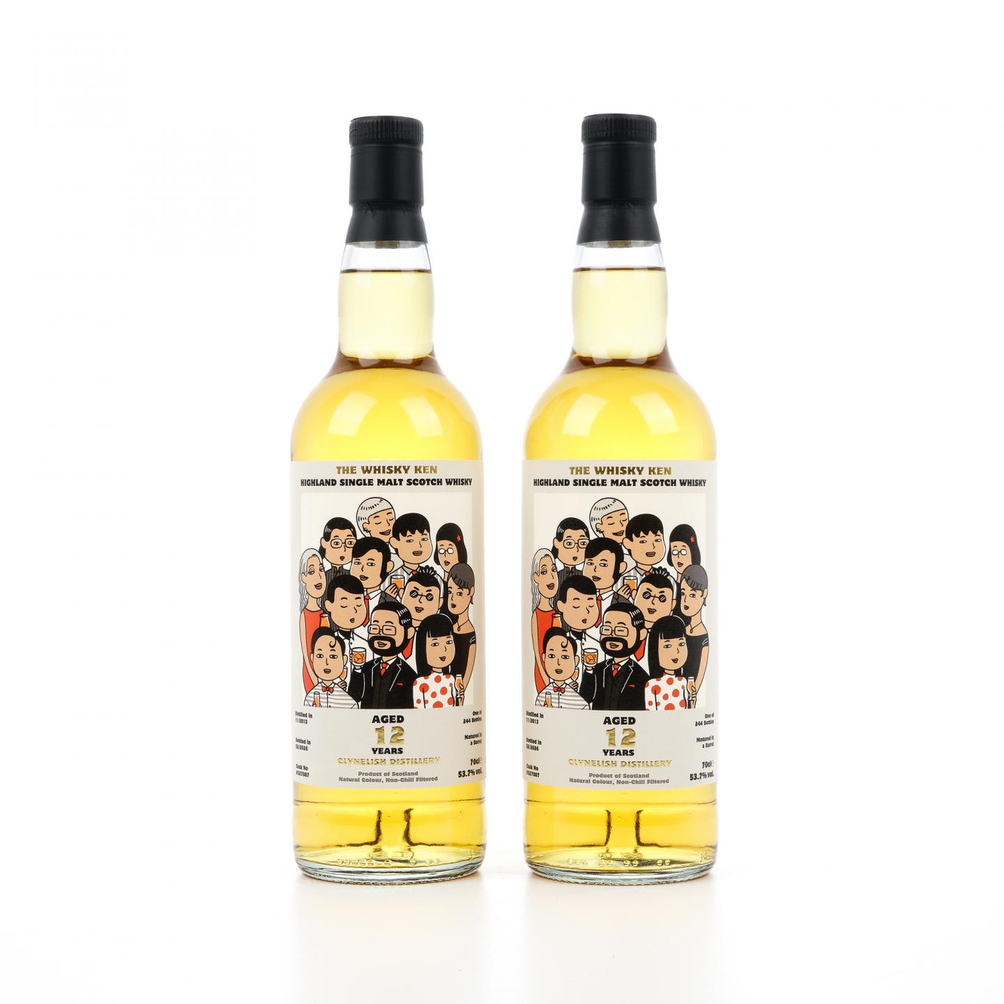 克里尼利基 12年 2013-2026 The Whisky Ken 2瓶组