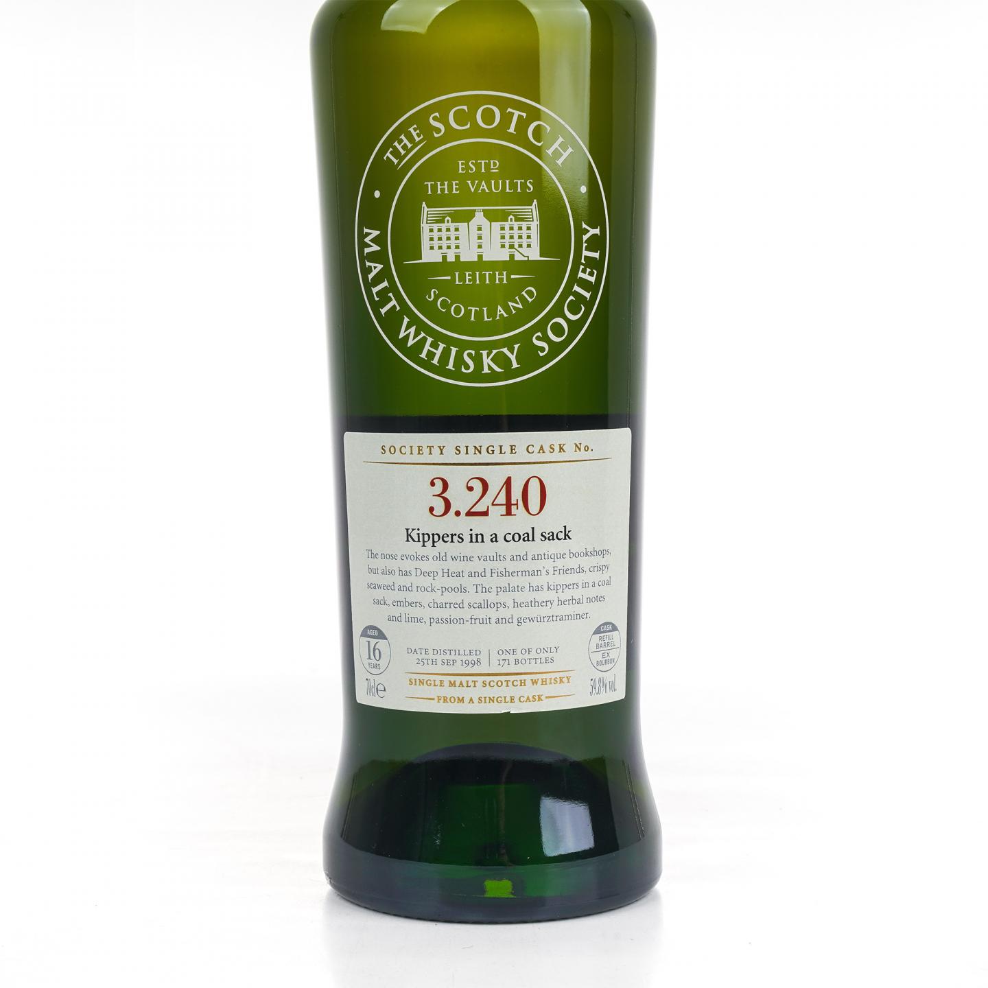 SMWS 3.240 波摩 16年 1998-2015 单桶