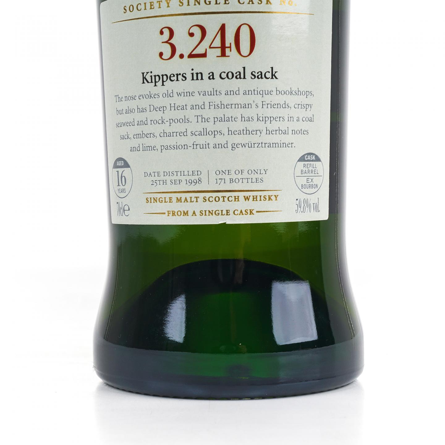 SMWS 3.240 波摩 16年 1998-2015 单桶