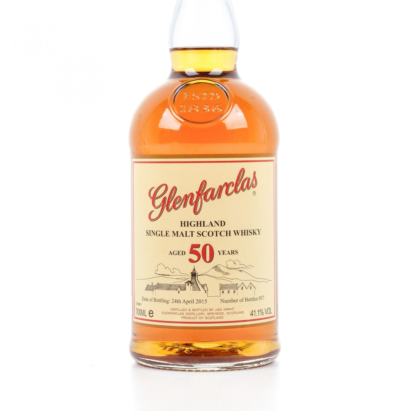 格兰花格 50年 2015 礼盒 700ml