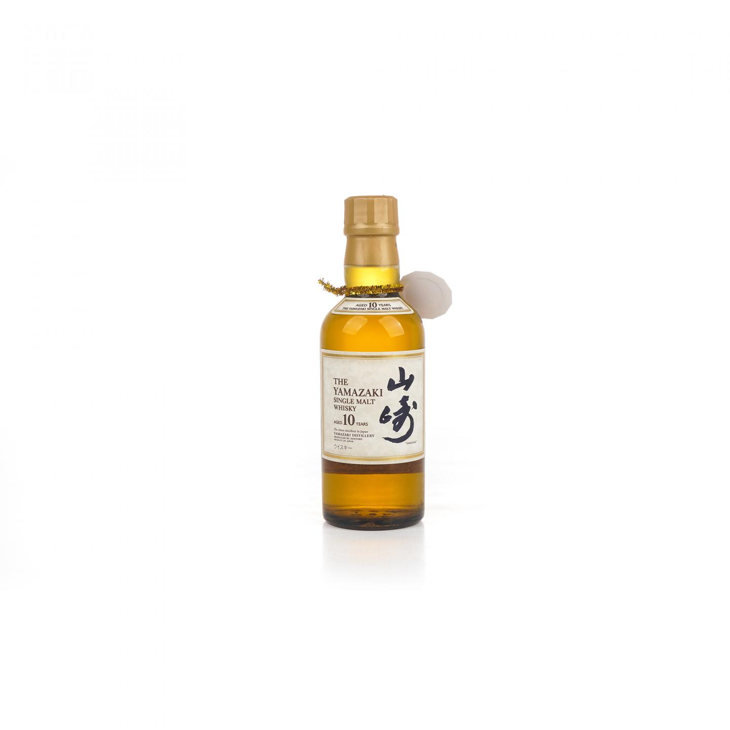 【中样】山崎 10年 金花头 180ml