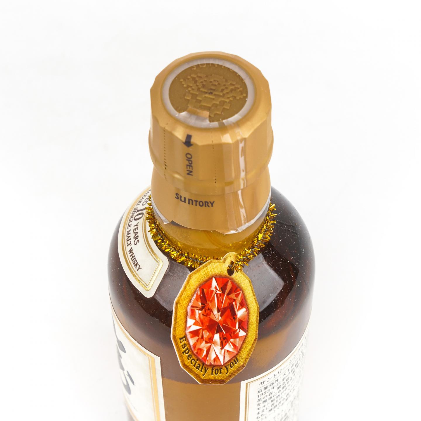 【中样】山崎 10年 金花头 180ml