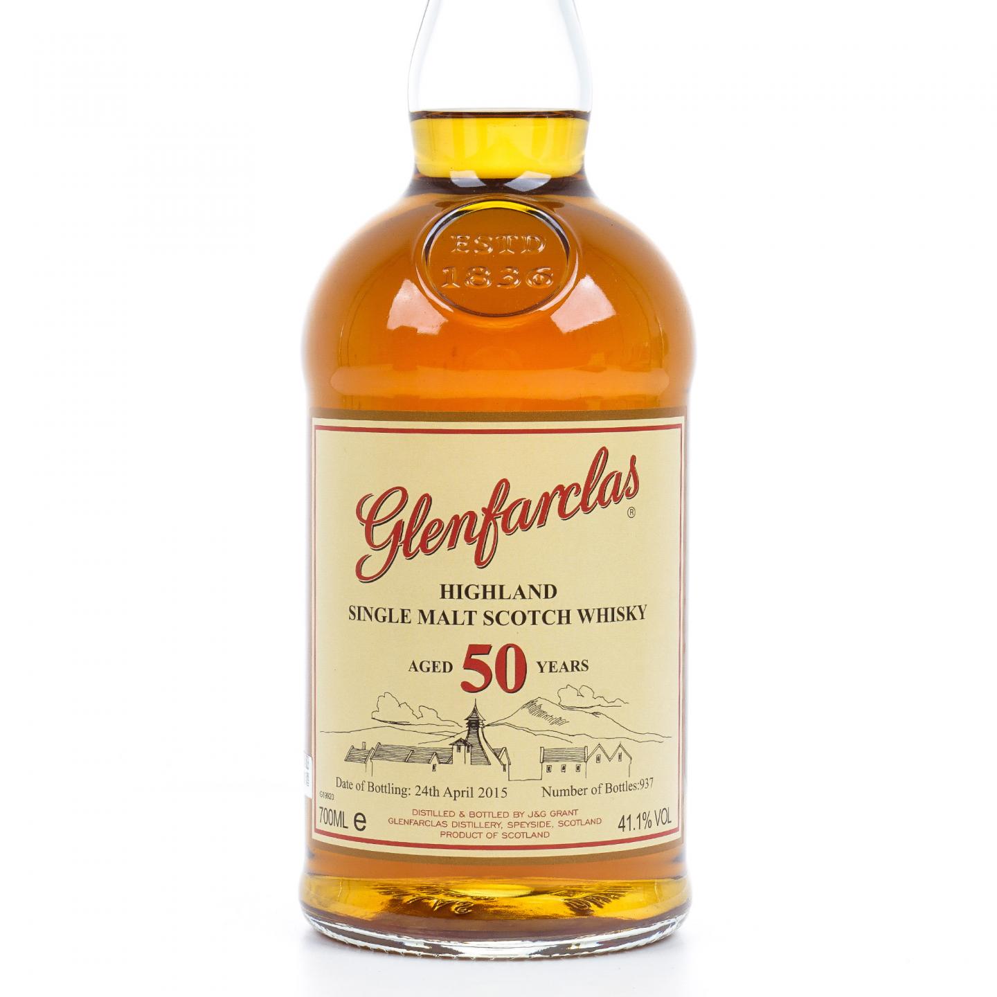 格兰花格 50年 2015 礼盒 700ml 41.1%Vol