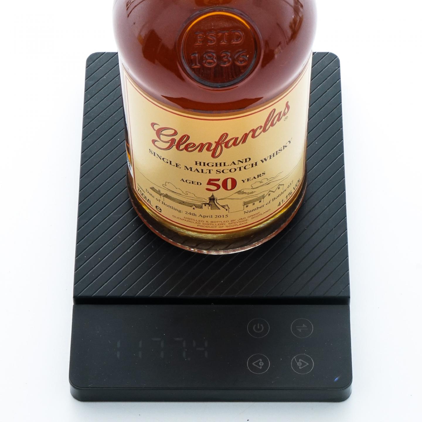 格兰花格 50年 2015 礼盒 700ml 41.1%Vol