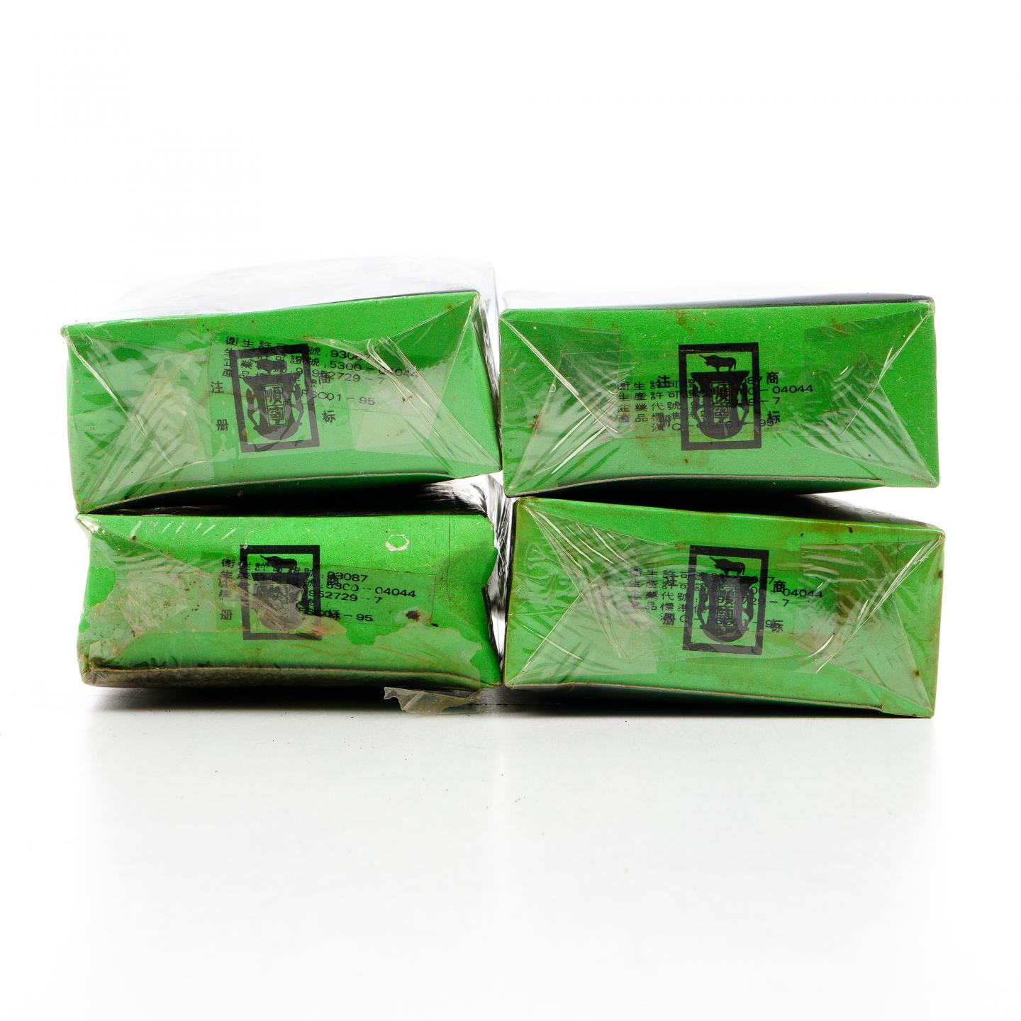 1996年 云南凤庆凤山茶厂河口分厂出品 糯米香茶 100g*4盒组 干仓