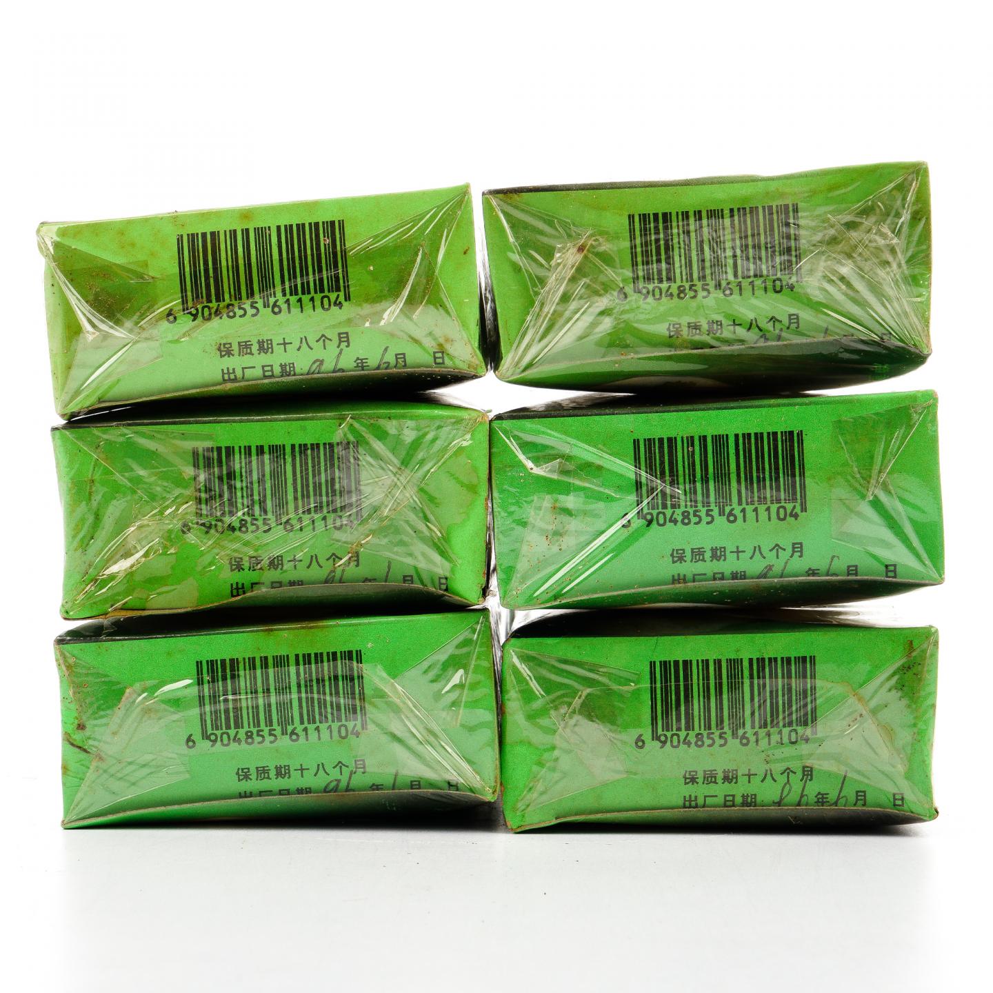 1996年 云南凤庆凤山茶厂河口分厂出品 糯米香茶 100g*6盒组 干仓
