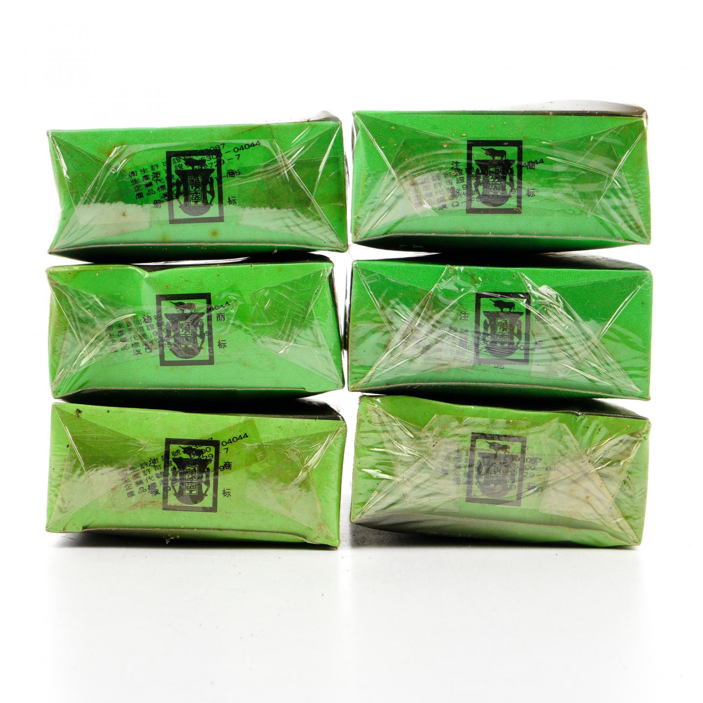1996年 云南凤庆凤山茶厂河口分厂出品 糯米香茶 100g*6盒组 干仓