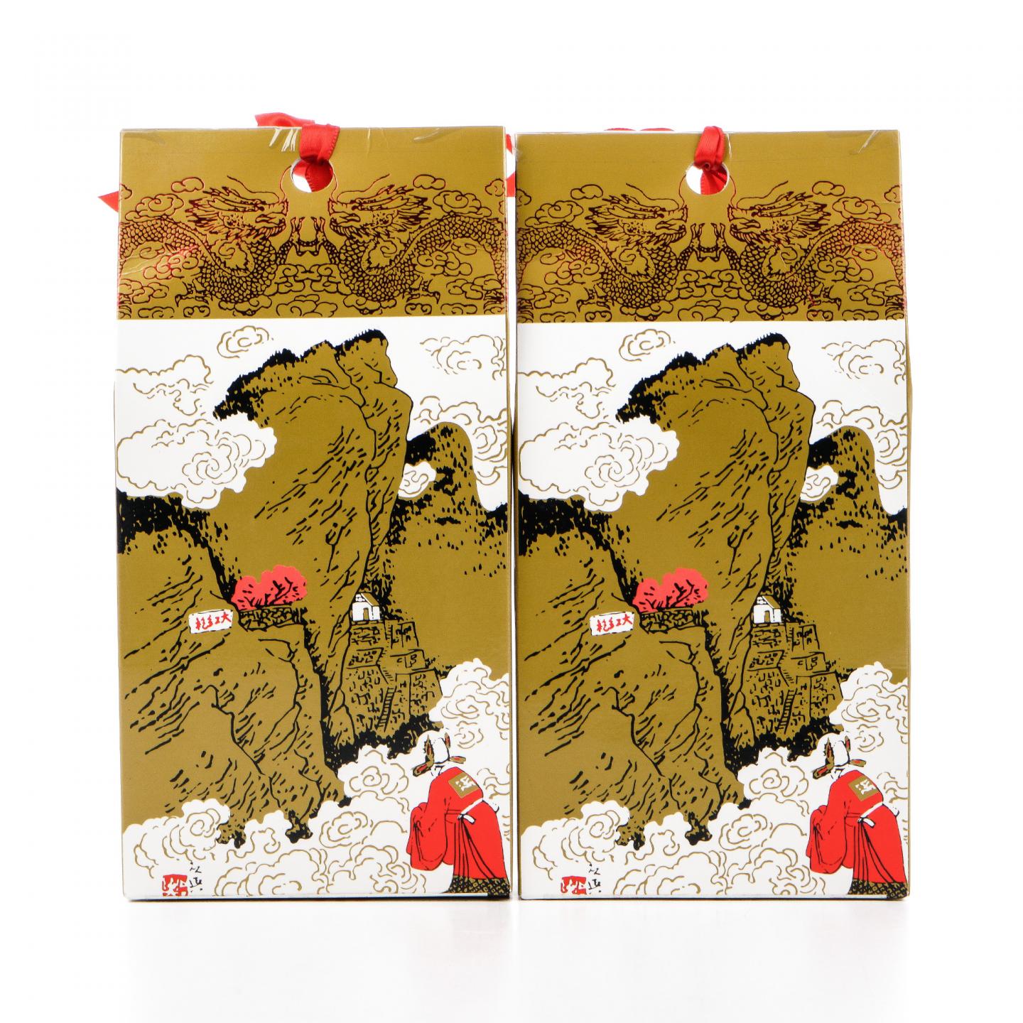 1999年 武夷天龙茶厂 八三茶人陈椽题 大红袍 125g*2盒 干仓