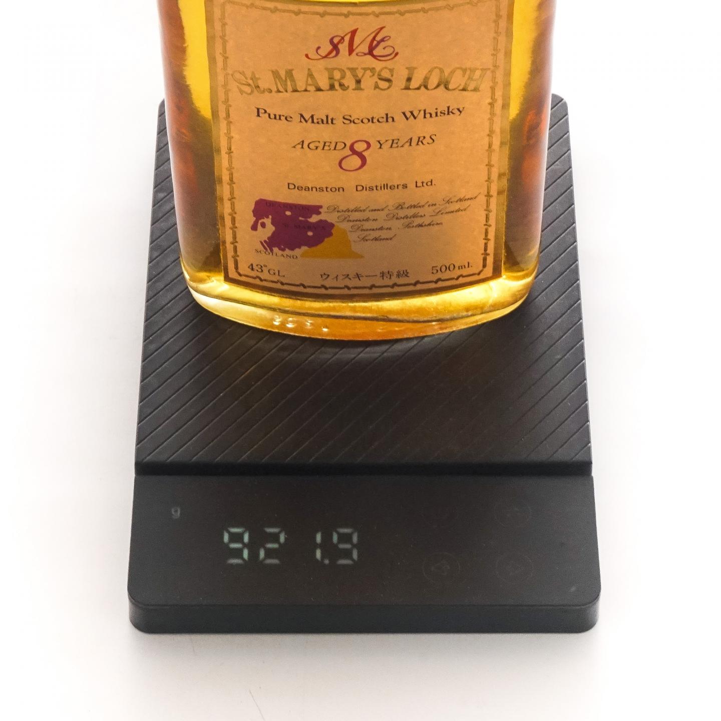 丁斯顿 8年 St. Mary's Loch 纯麦苏格兰威士忌 特级 500ml