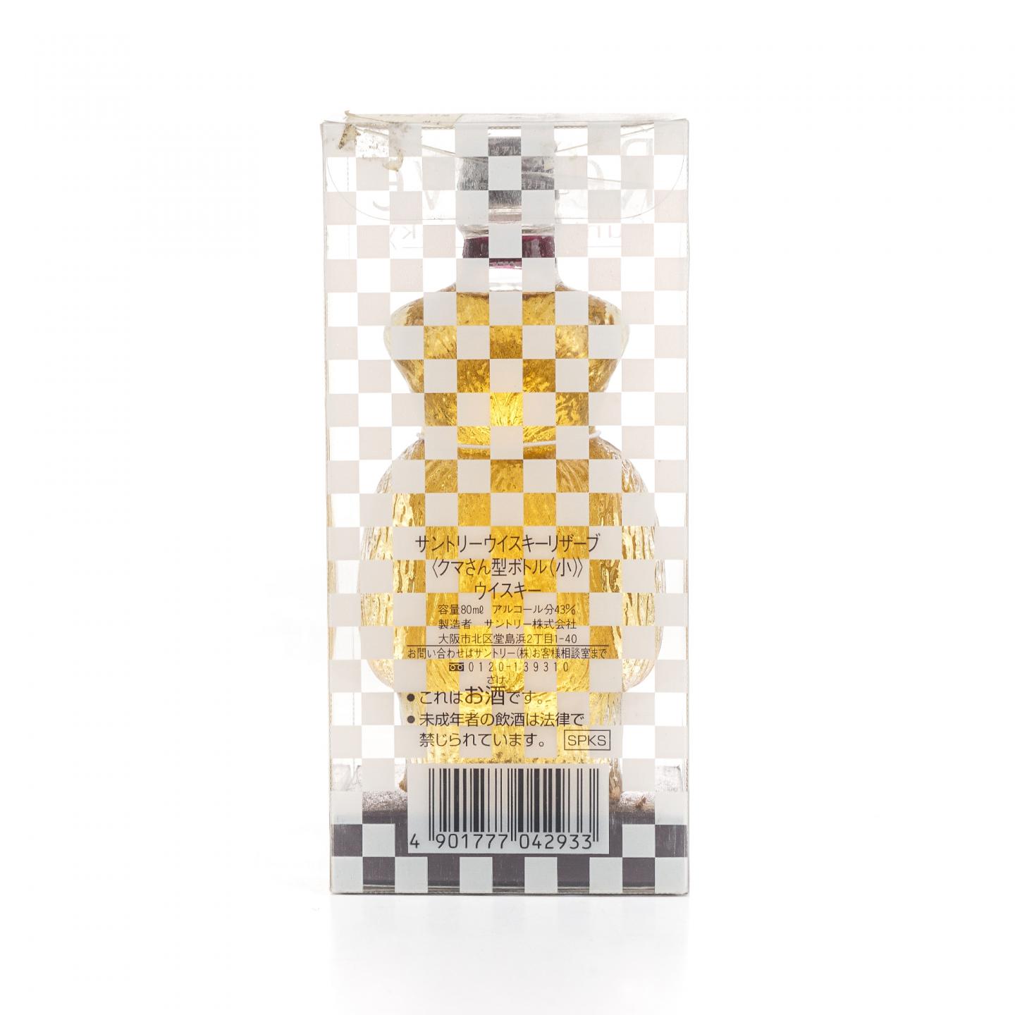 【酒版】三得利 熊造型 调和威士忌 80ml
