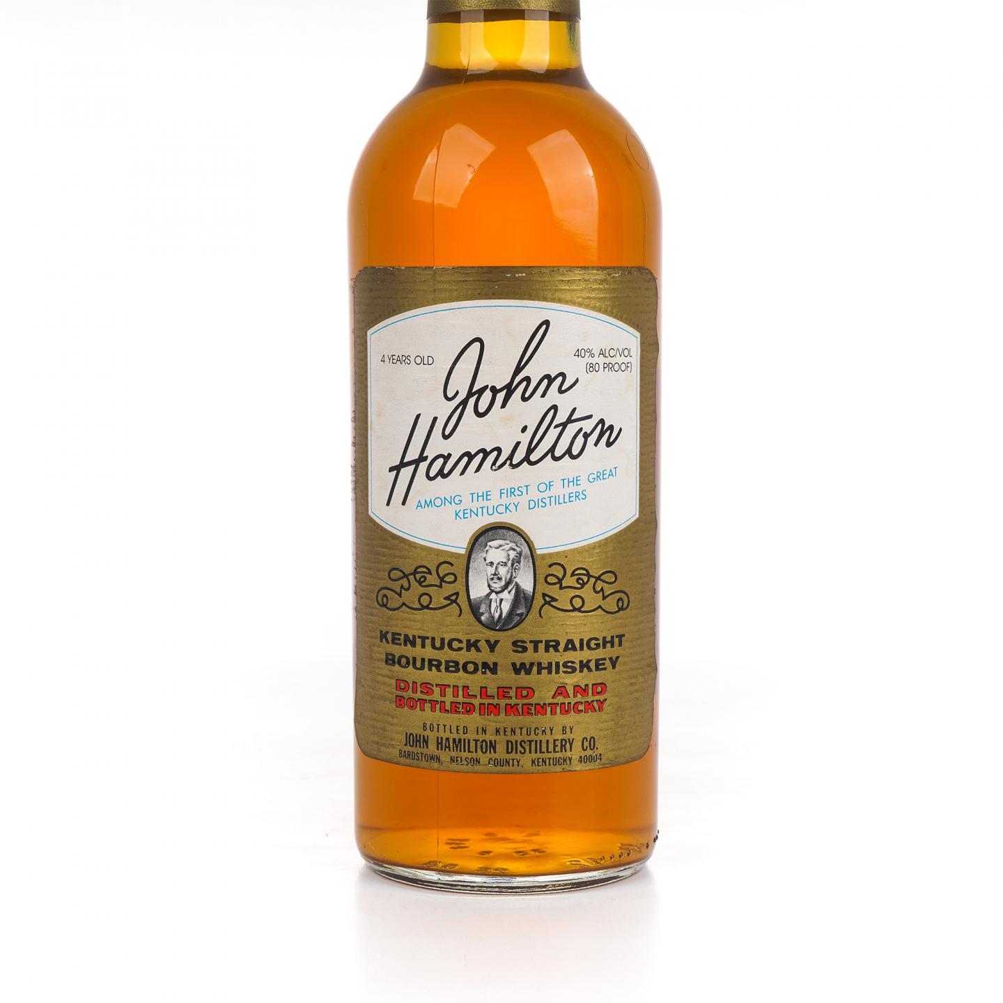 John Hamilton 4年 肯塔基纯波本威士忌