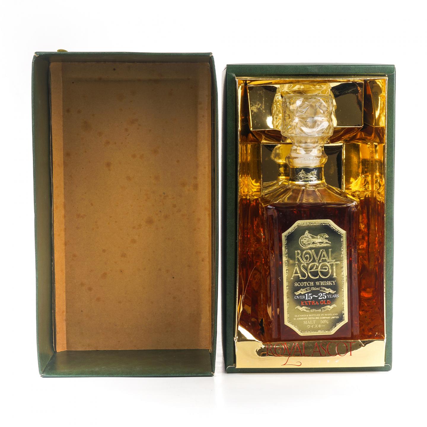 皇家阿斯科特Over15-25年苏格兰调和威士忌水晶瓶750ml_大拍-酒虫网