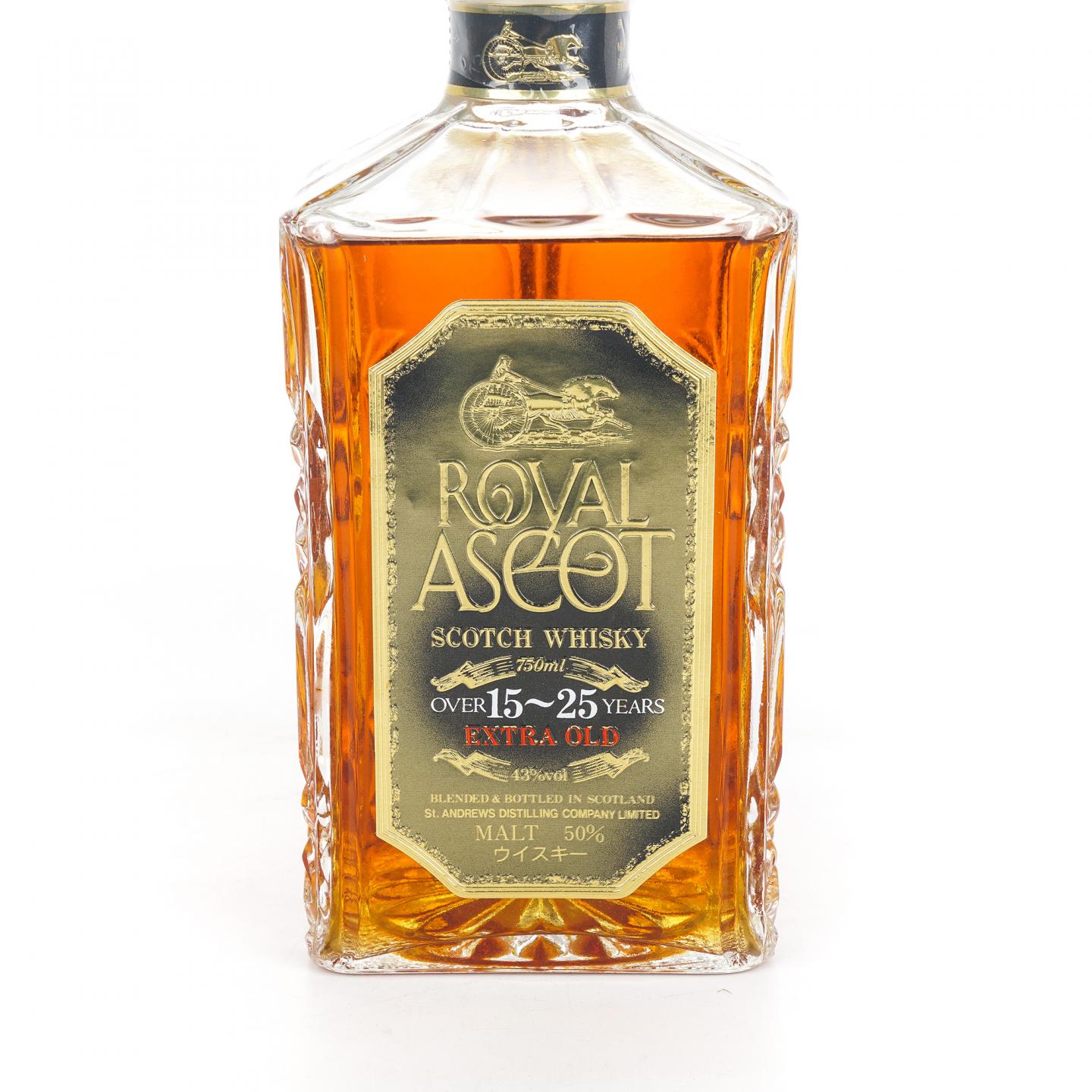 皇家阿斯科特Over15-25年苏格兰调和威士忌水晶瓶750ml_大拍-酒虫网