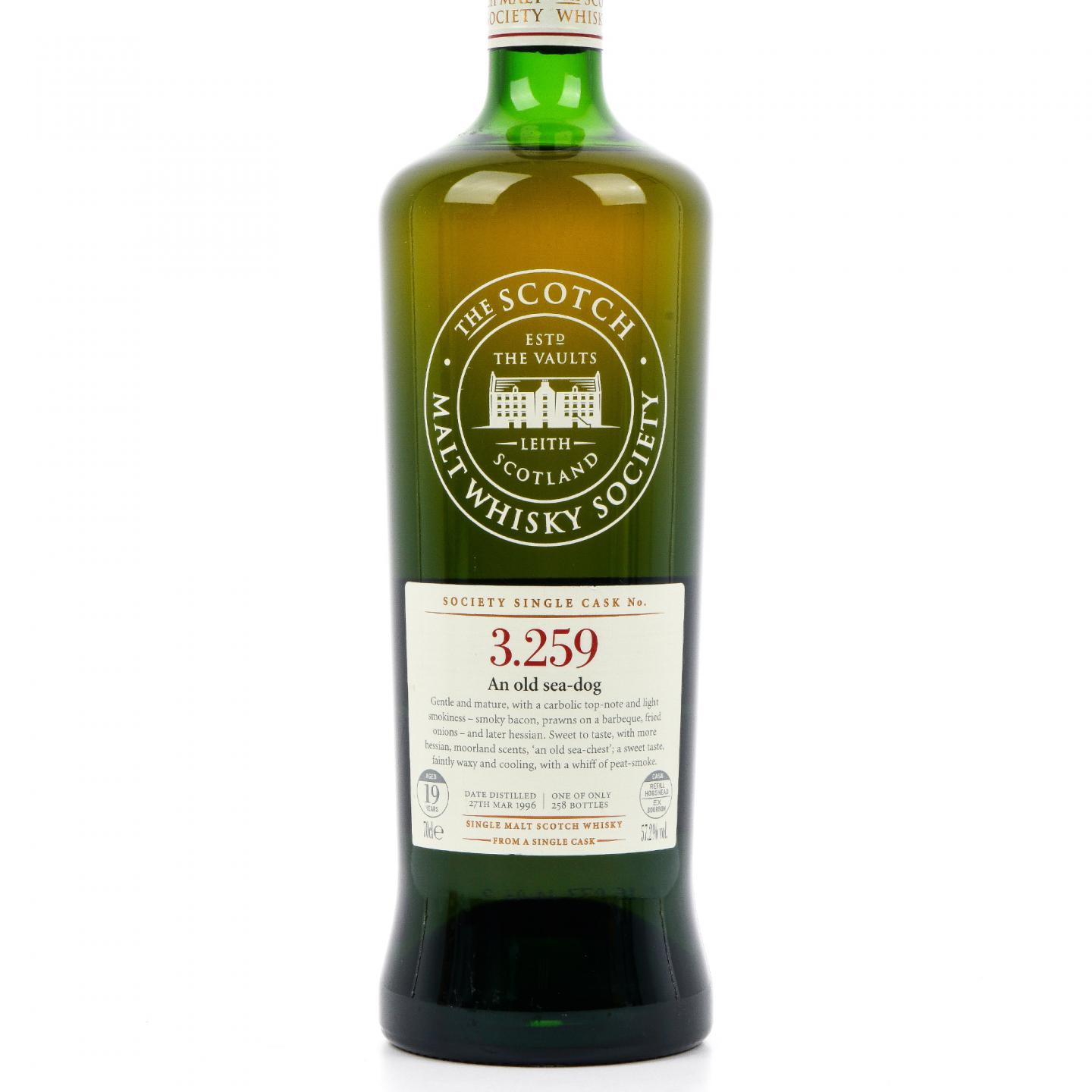 SMWS 3.259 波摩 19年 1996 单桶