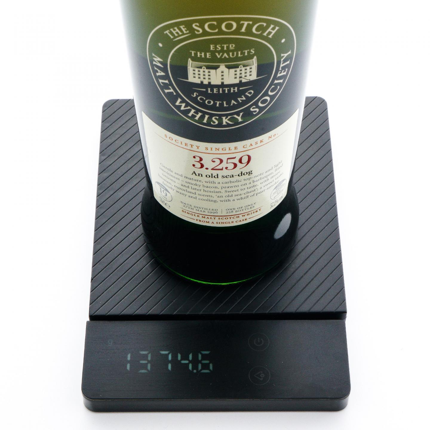 SMWS 3.259 波摩 19年 1996 单桶