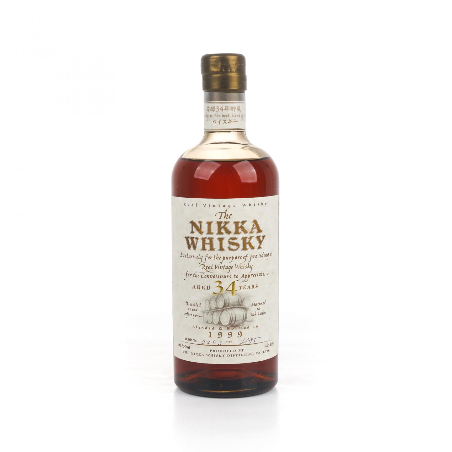 Nikka 34年 1999 调和 750ml