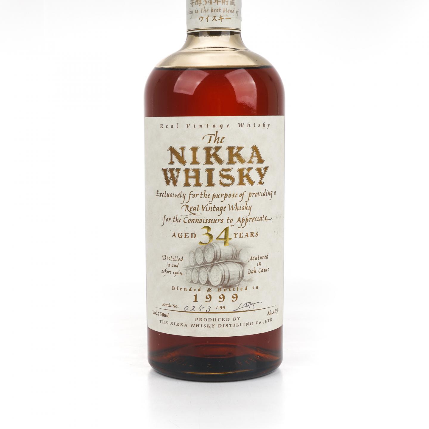 Nikka 34年 1999 调和 750ml