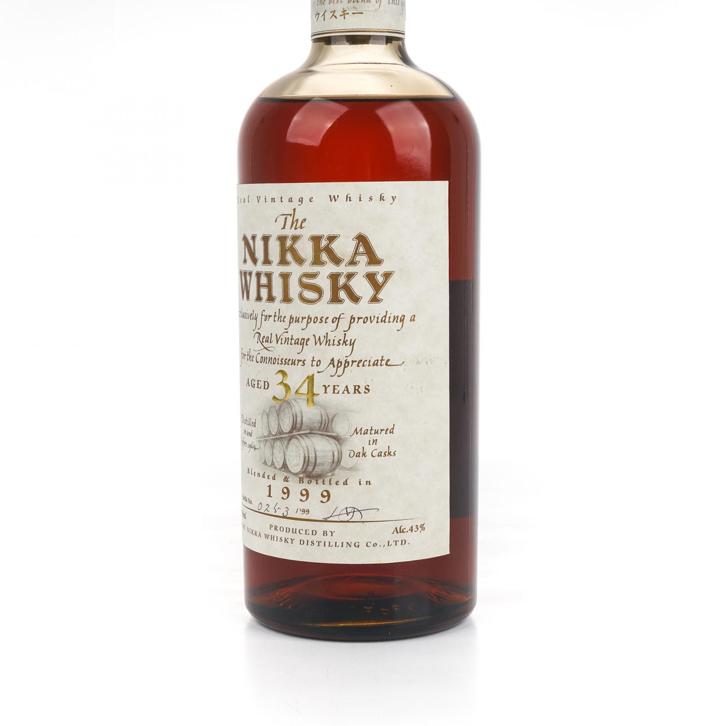 Nikka 34年 1999 调和 750ml