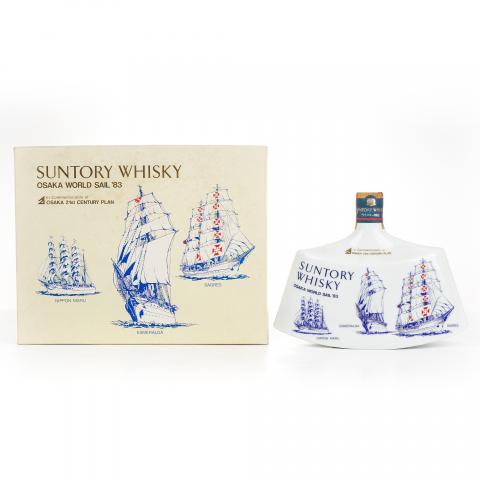 三得利 双狮特级 1983年大阪第21届世界帆船锦标赛纪念 760ml
