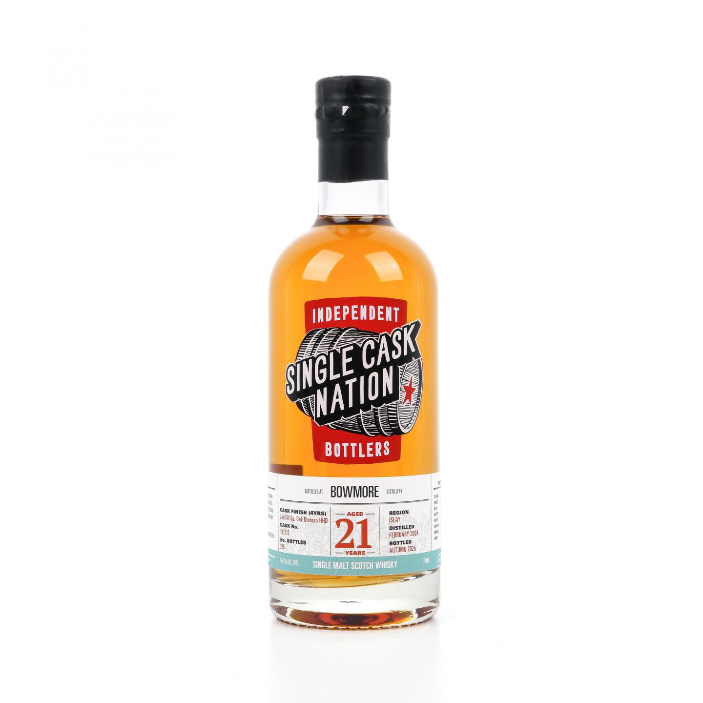 波摩 21年 2004-2025 雪莉桶后熟#161212 Single Cask Nation