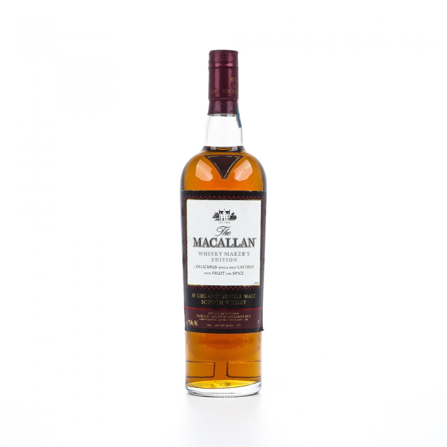 麦卡伦 1824系列 Whisky Maker's Edition