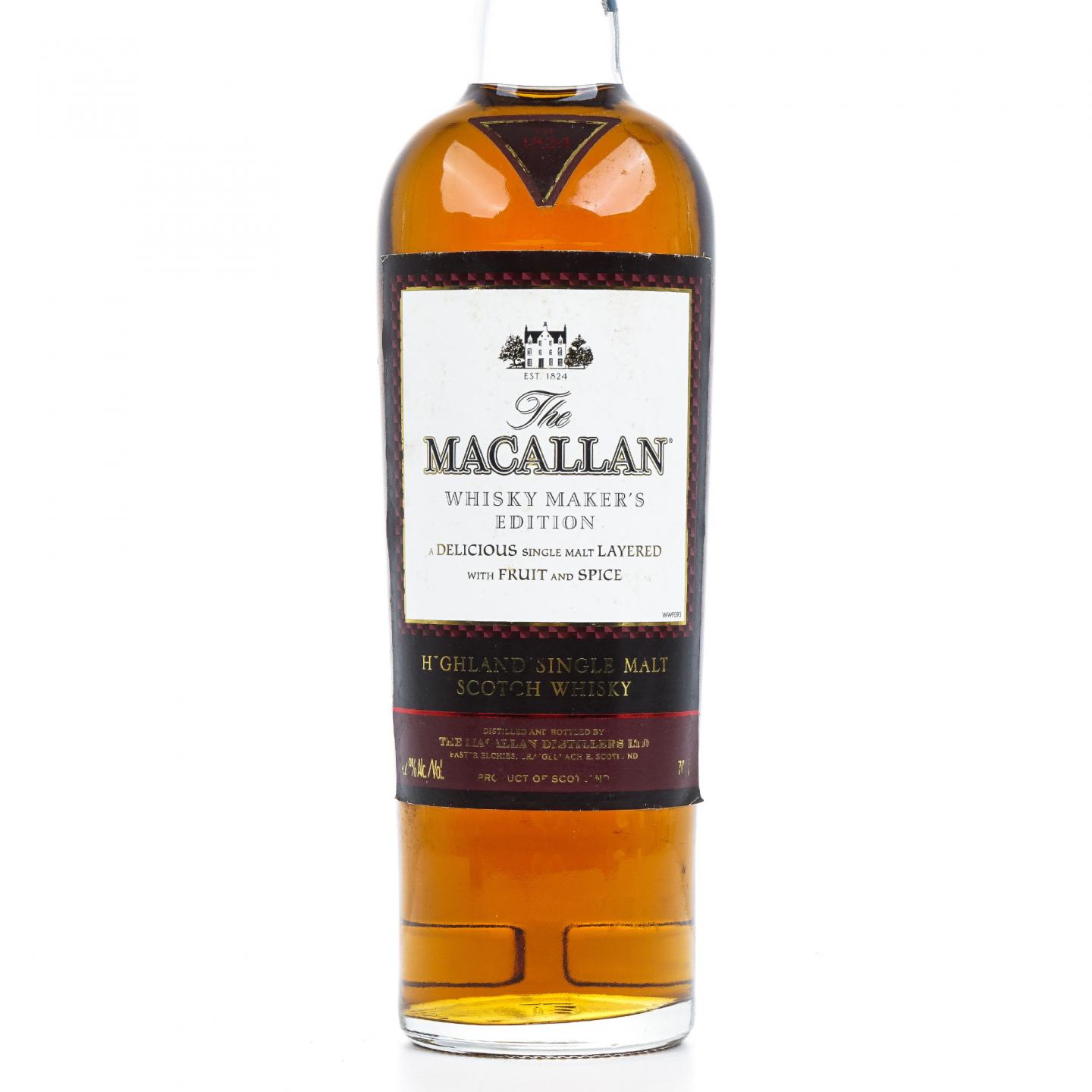 麦卡伦 1824系列 Whisky Maker's Edition