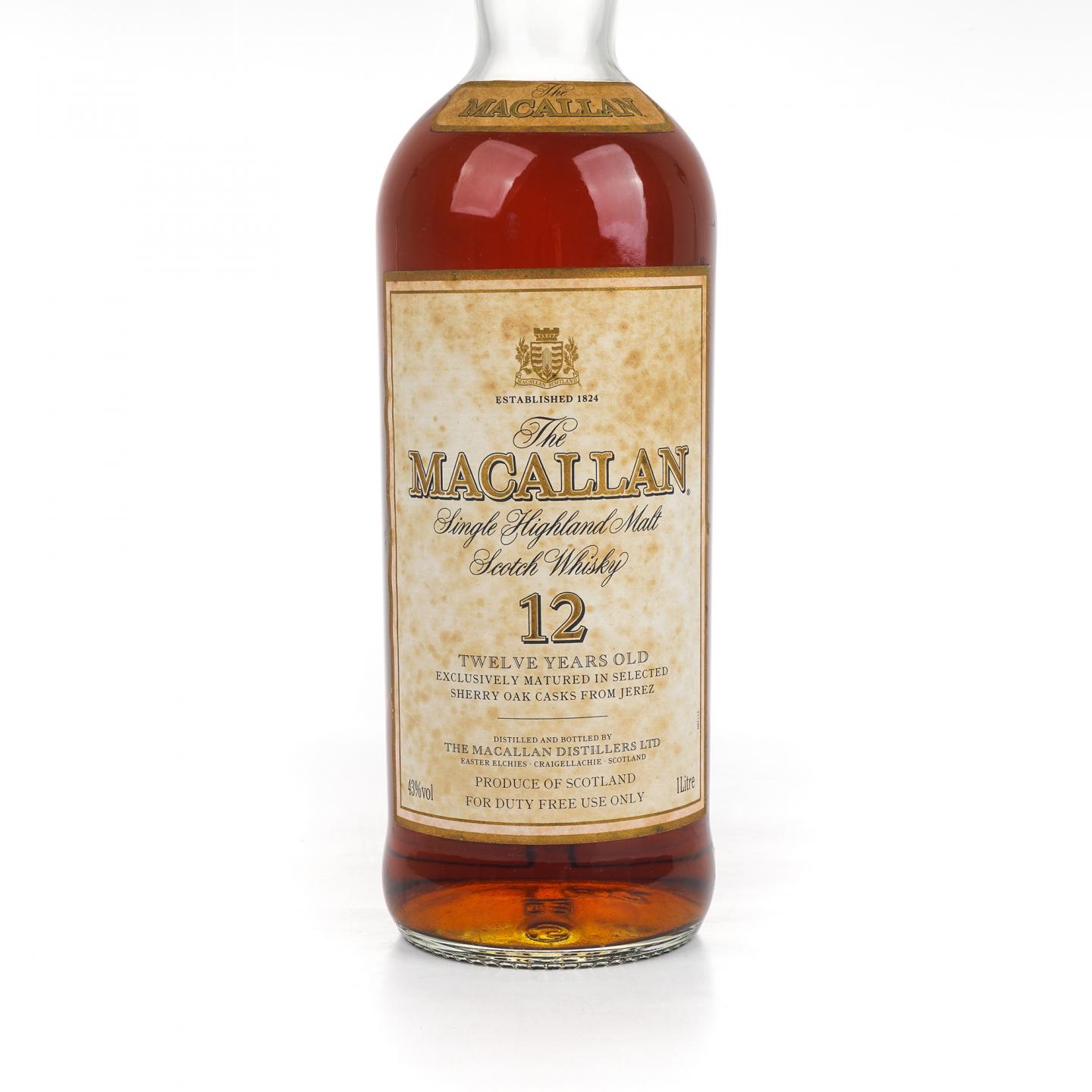 麦卡伦 12年 雪莉桶 1000ml