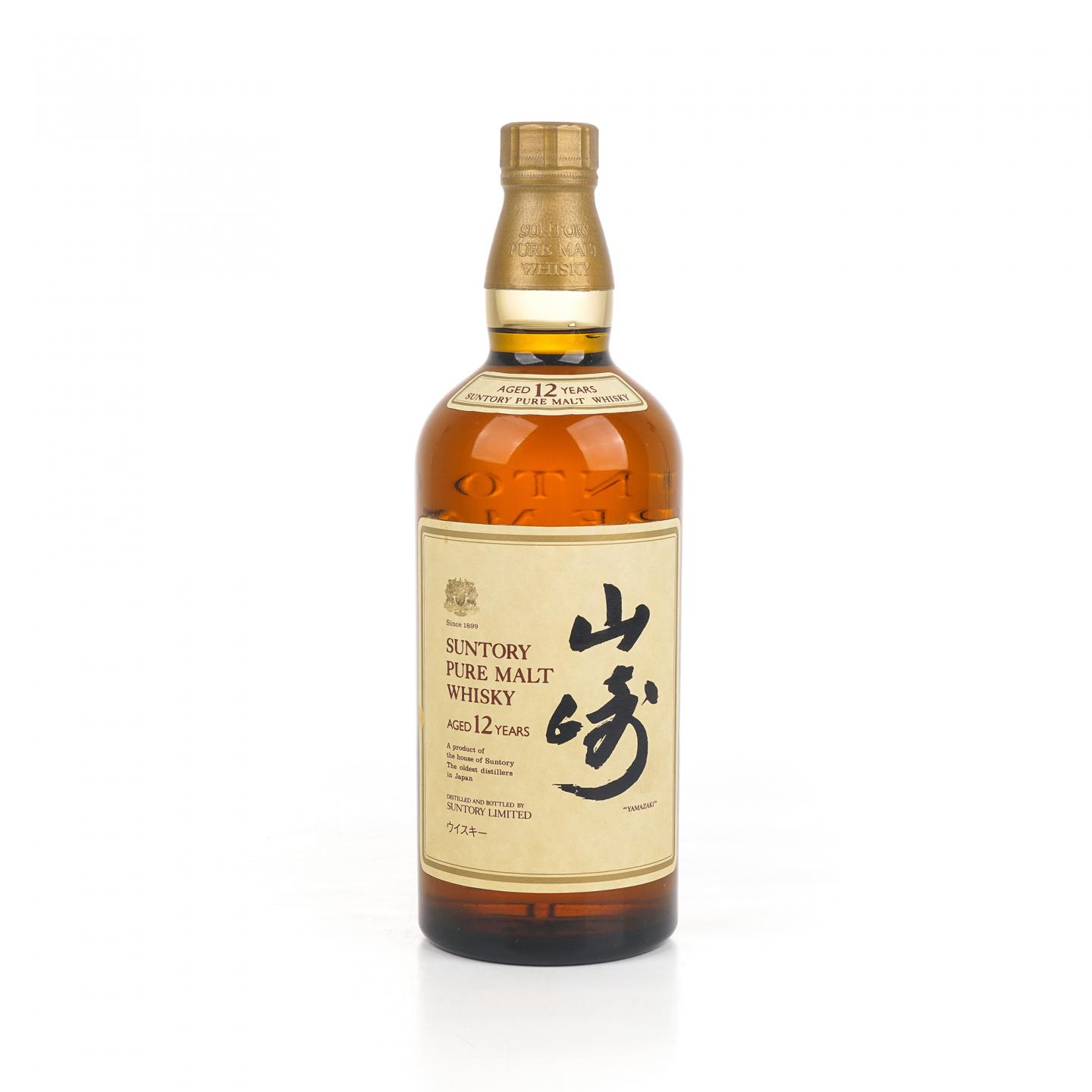 山崎 12年 金狮标 Pure Malt 750ml 非原盒