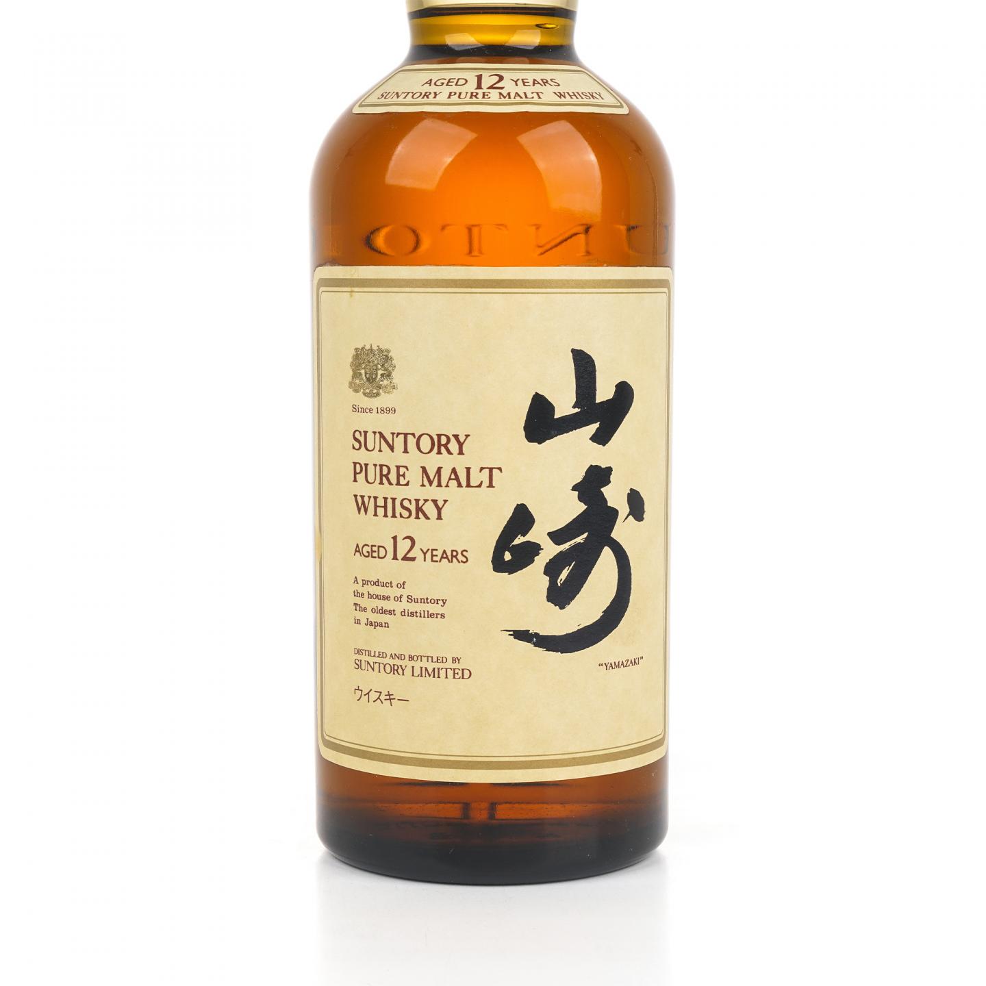山崎 12年 金狮标 Pure Malt 750ml 非原盒