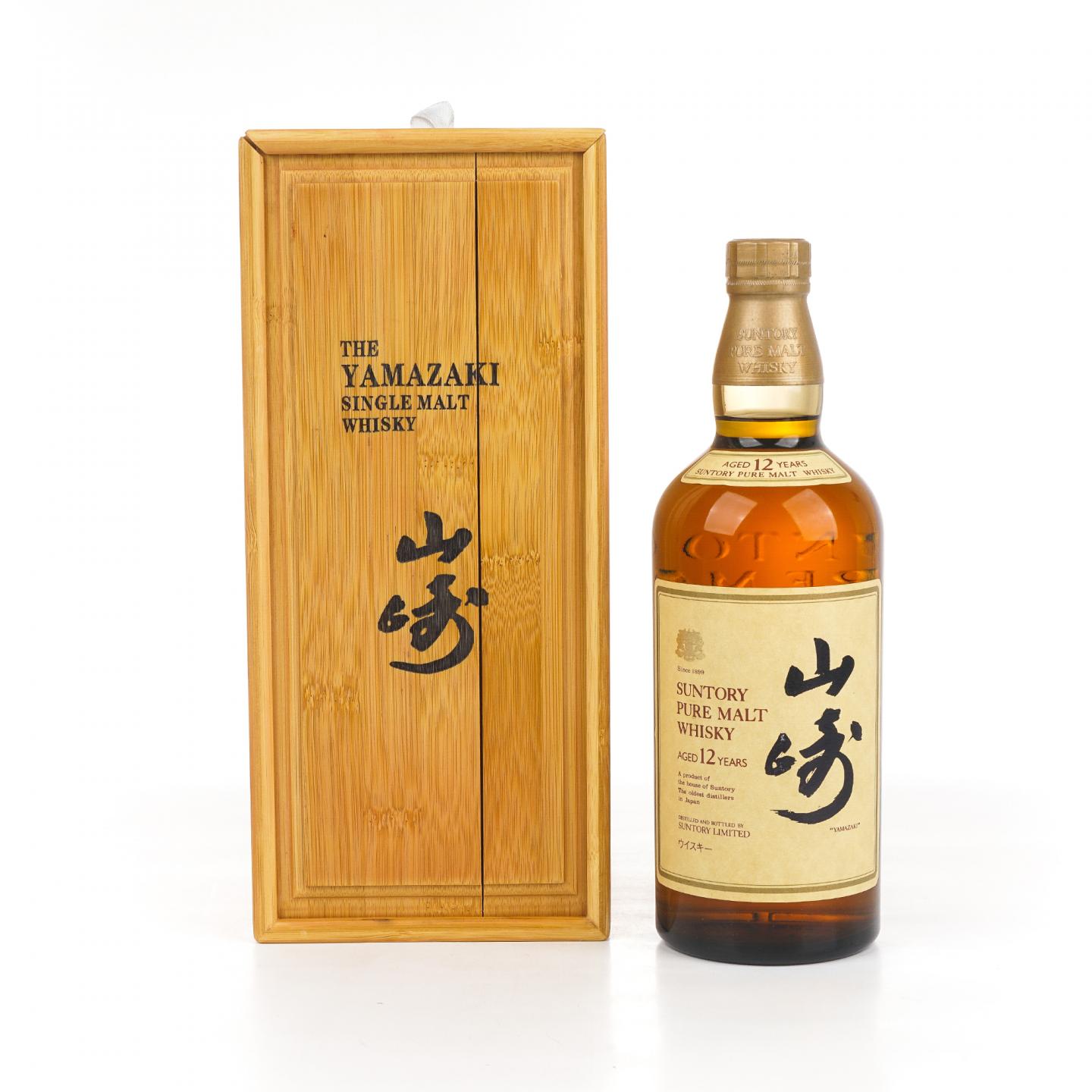 山崎 12年 Pure Malt 金狮标 750ml 非原盒