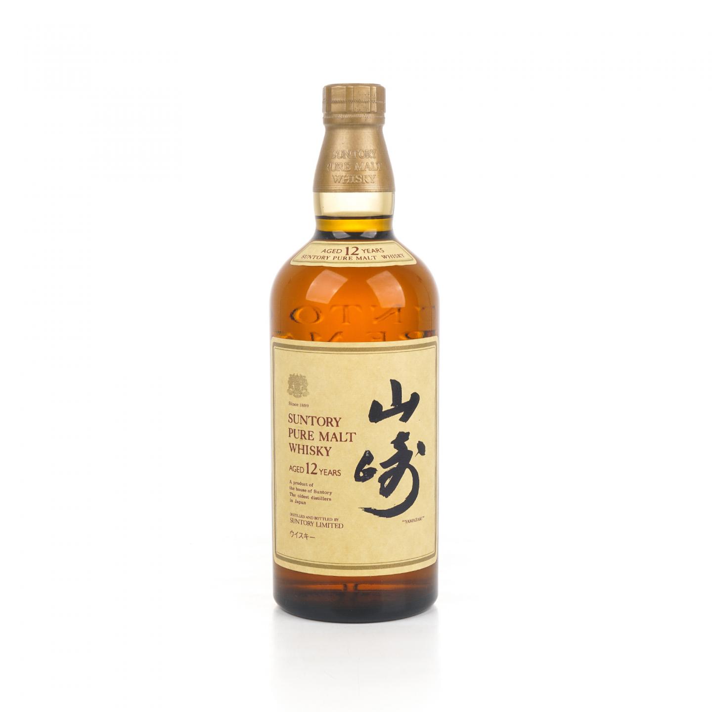 山崎 12年 Pure Malt 金狮标 750ml 非原盒