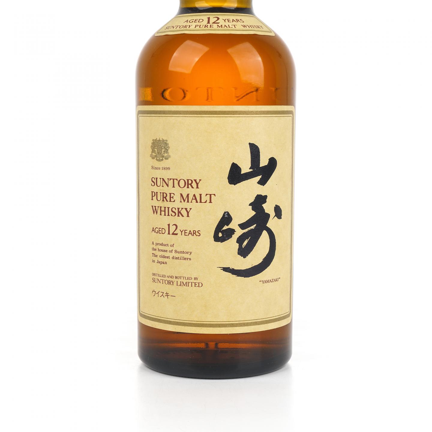 山崎 12年 Pure Malt 金狮标 750ml 非原盒