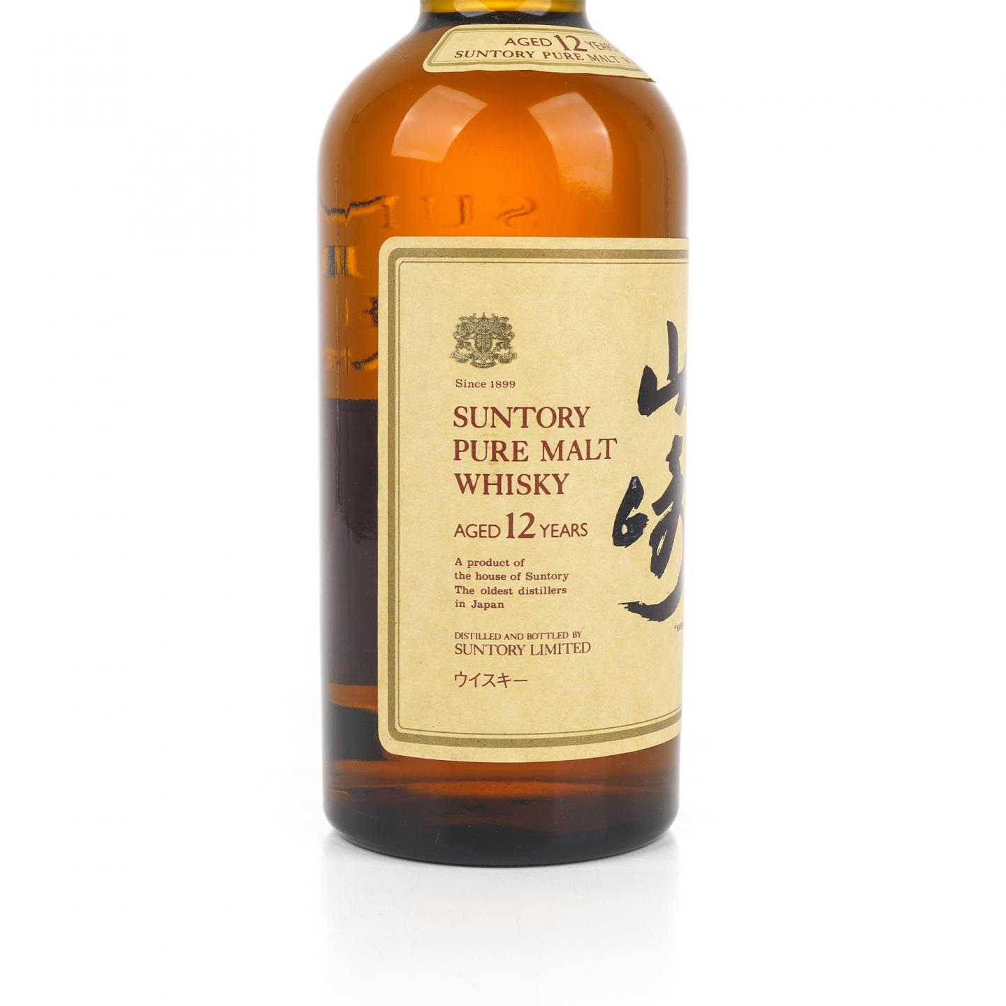 山崎 12年 Pure Malt 金狮标 750ml 非原盒