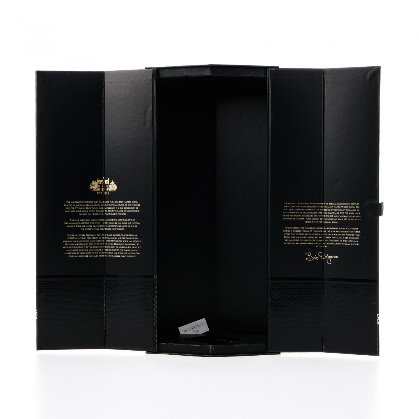 麦卡伦 黑钻 Rare Cask Black 1824系列