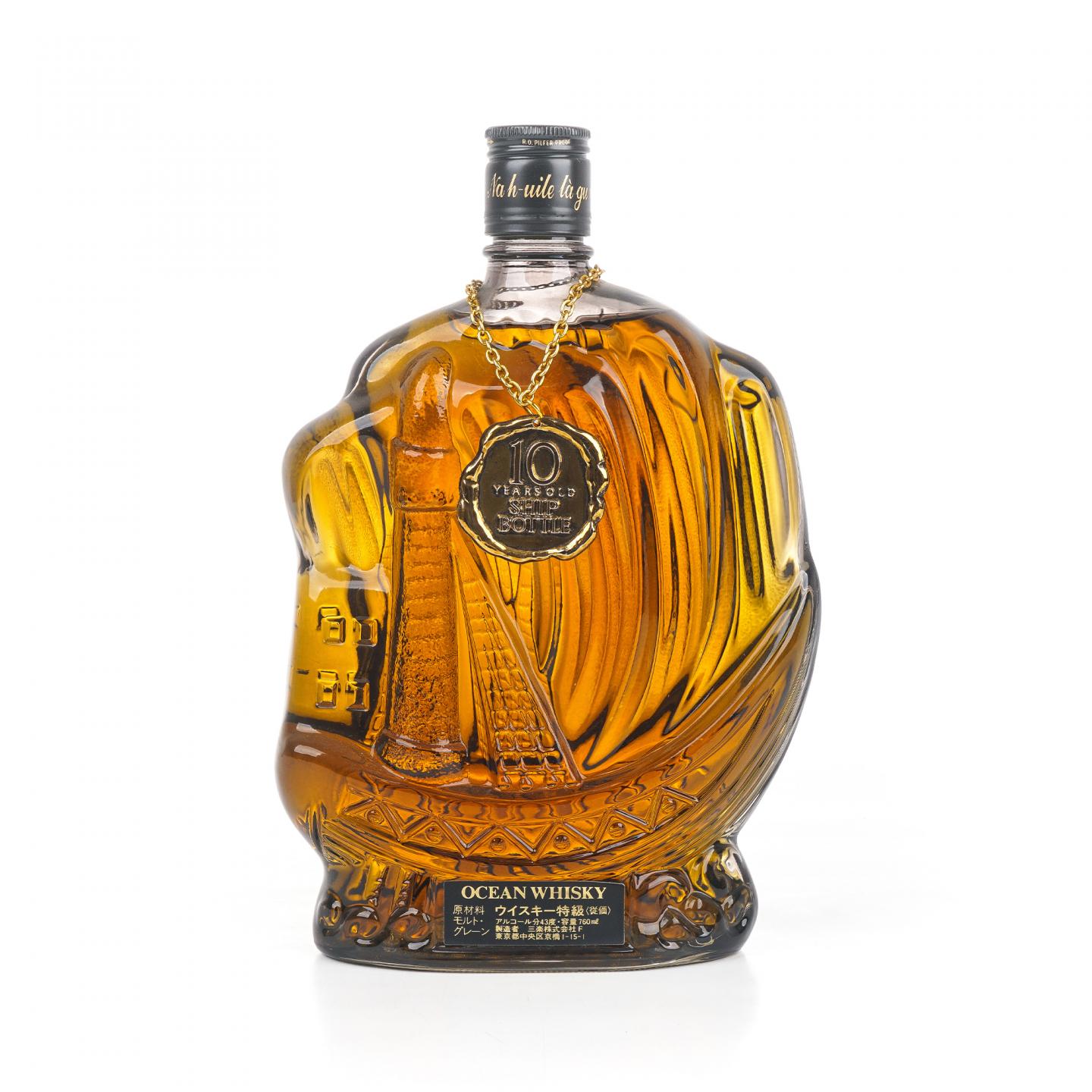 轻井泽 10年 帆船系列 特级调和 水晶瓶 760ml